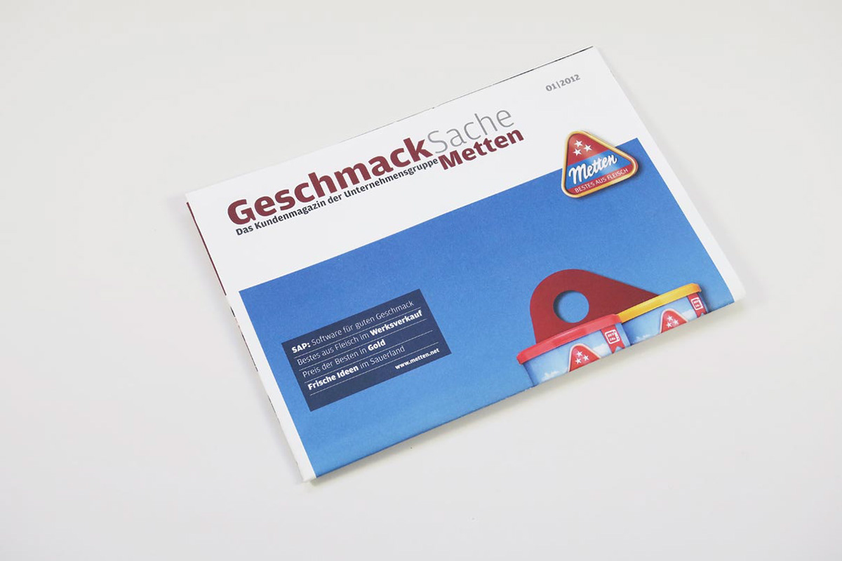 Geschmackssache - Kundenmagazin Metten - "Origami für die Industrie"