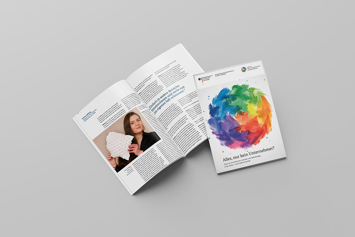 Publikation BMWi- Alles, nur kein Unternehmer? Interview Origami für die Industrie