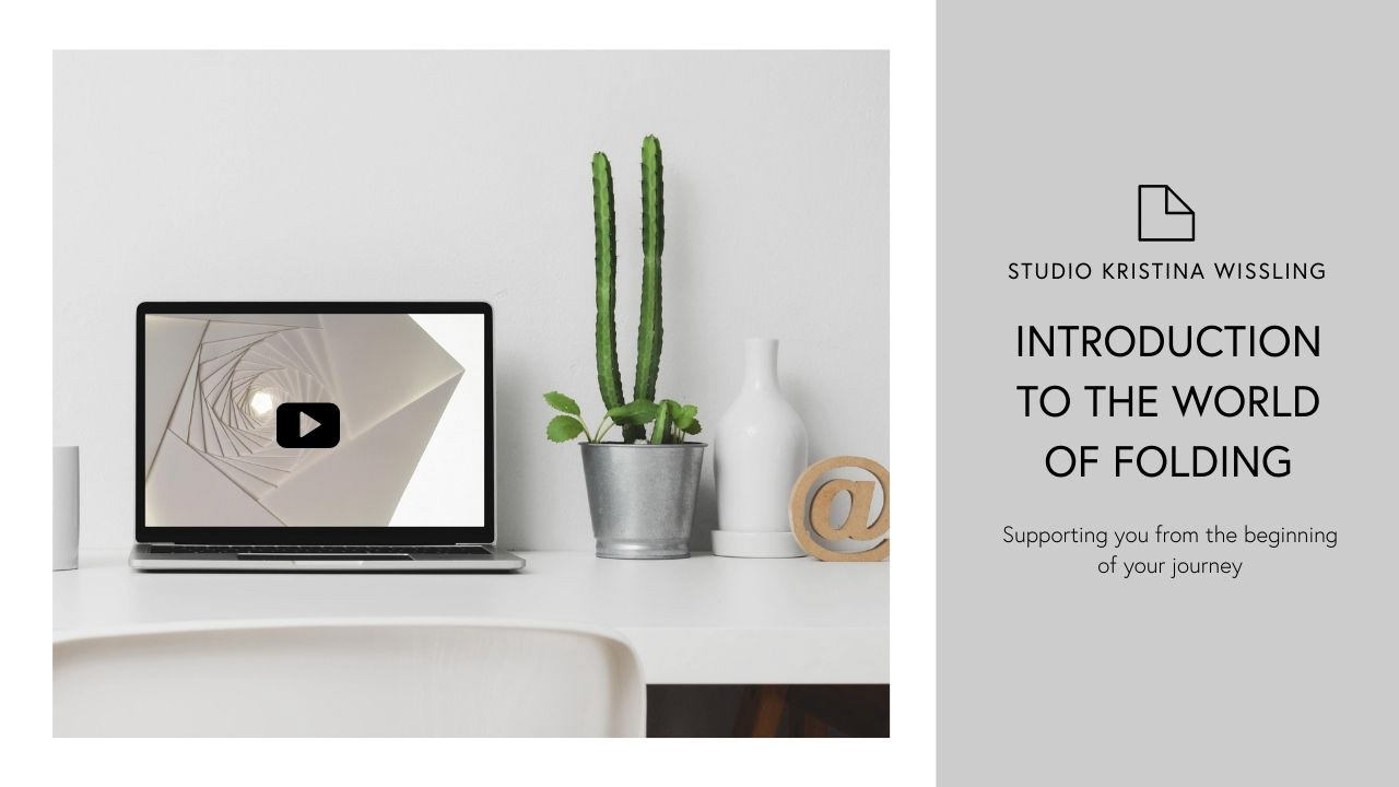 Image of the lead story for the YouTube channel about folding techniques and origami engineering by Kristina Wißling.