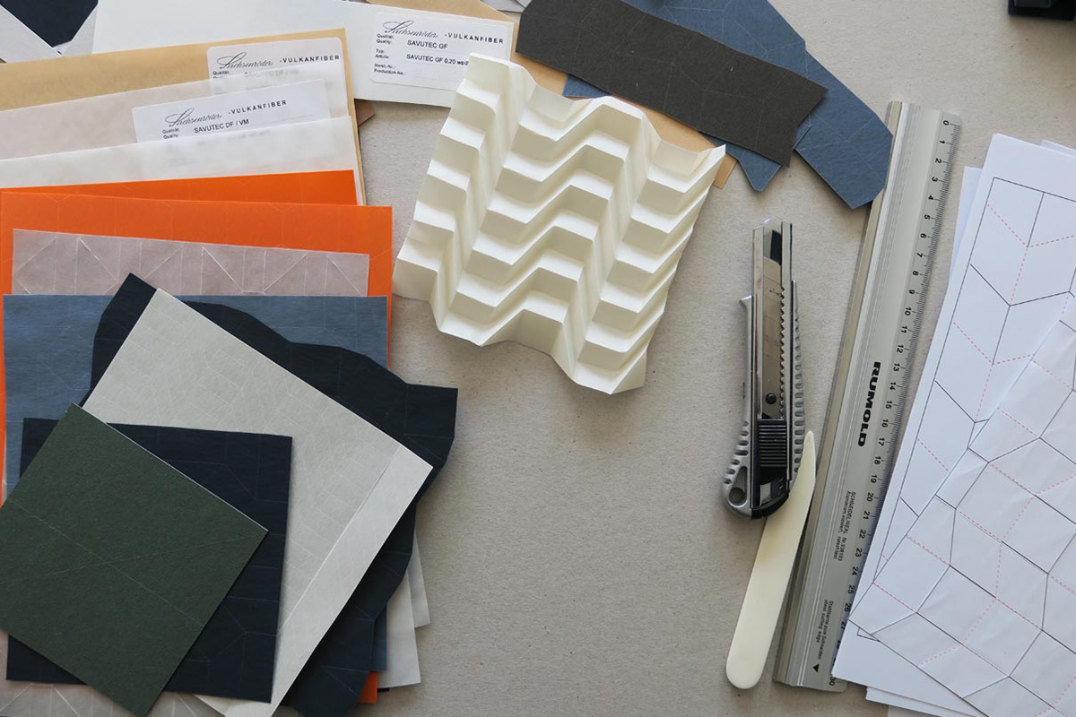 Vulcan fever in different formats, questions and grammages for the production of folding objects.