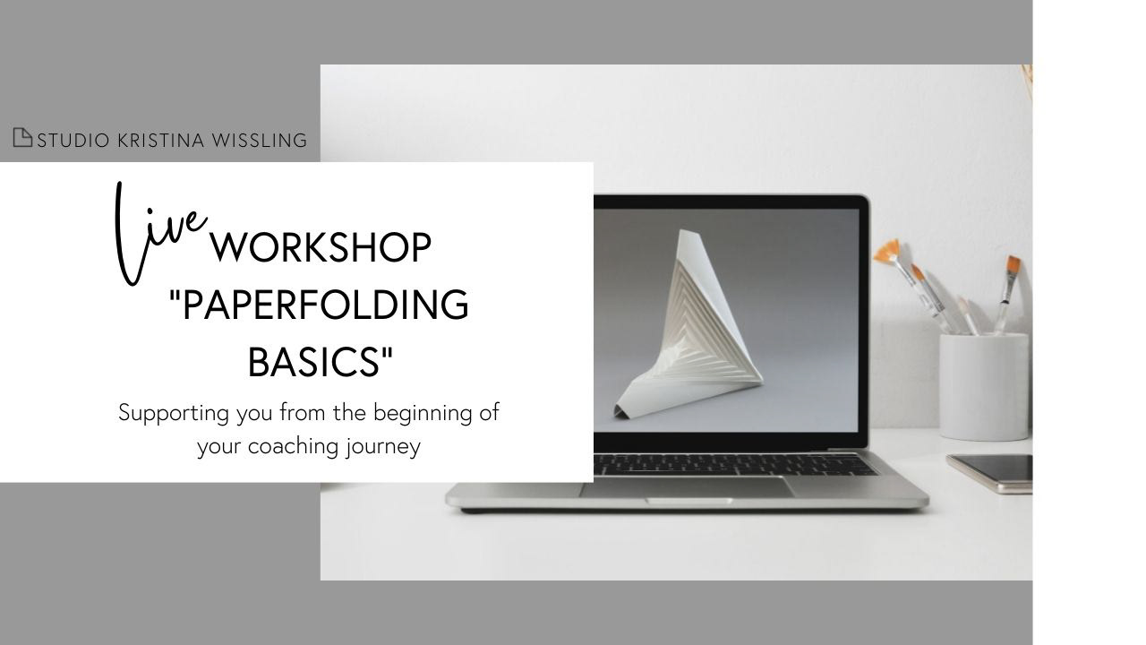 Cover photo for the Paperfolding Basics workshop by Kristina Wissling..