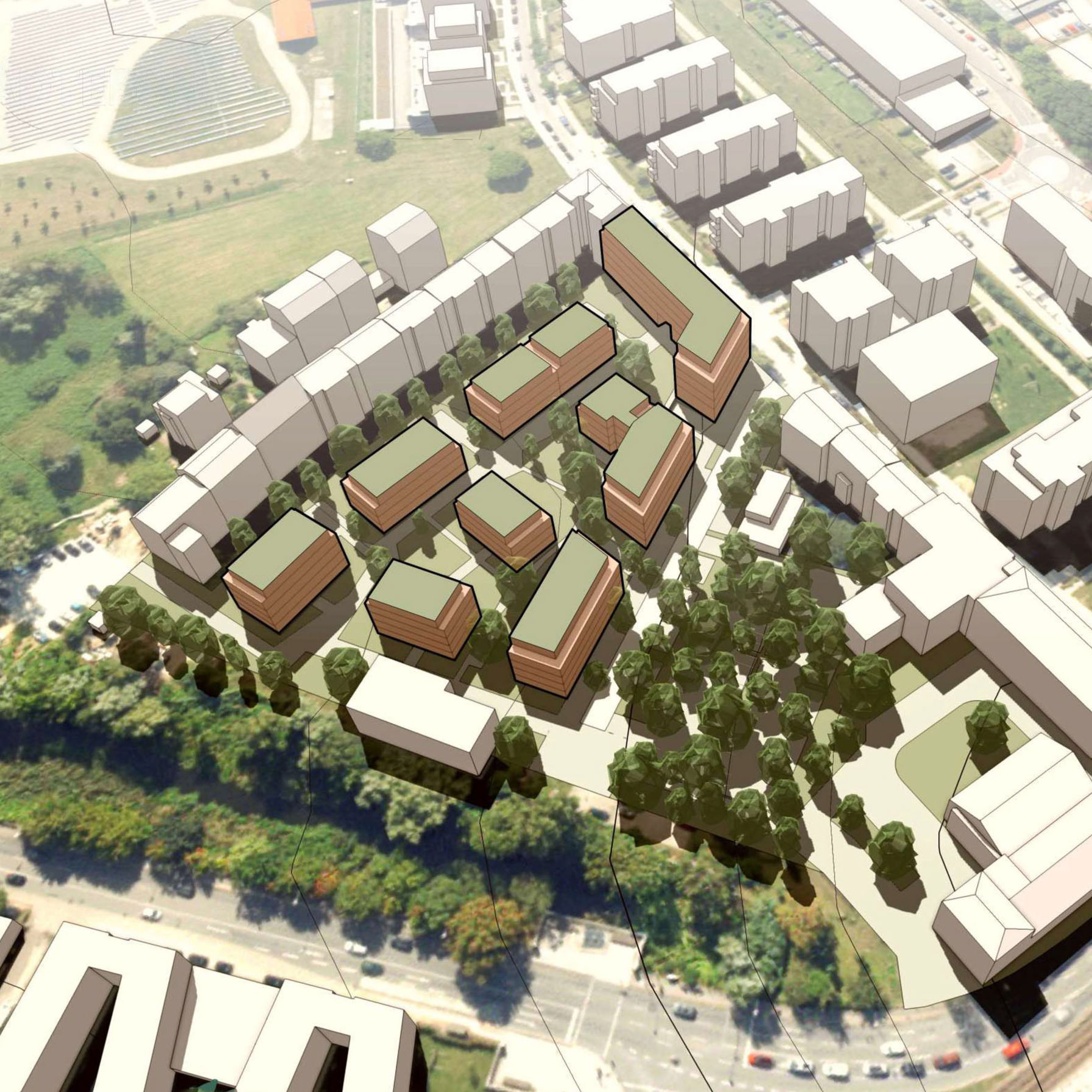 Wohnquartier in Rostock