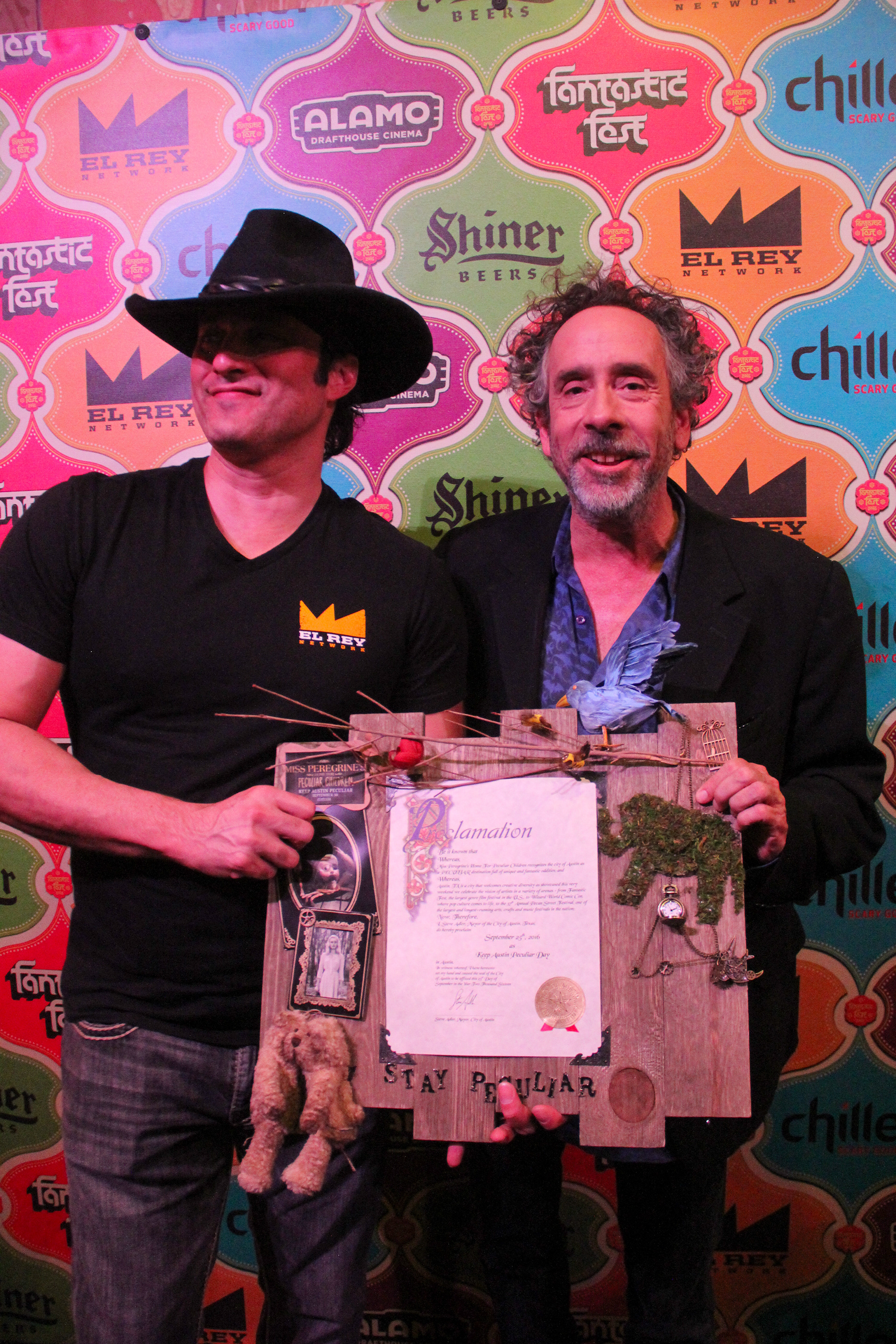 Robert Rodriguez and Tim Burton