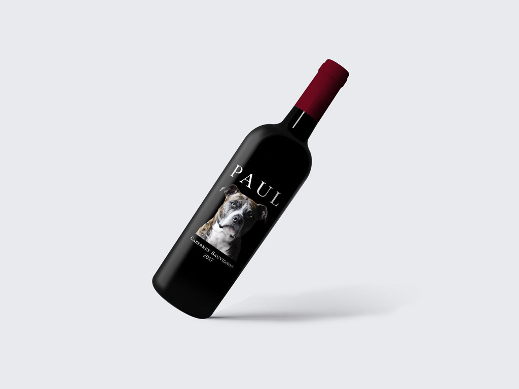 wine bottle label