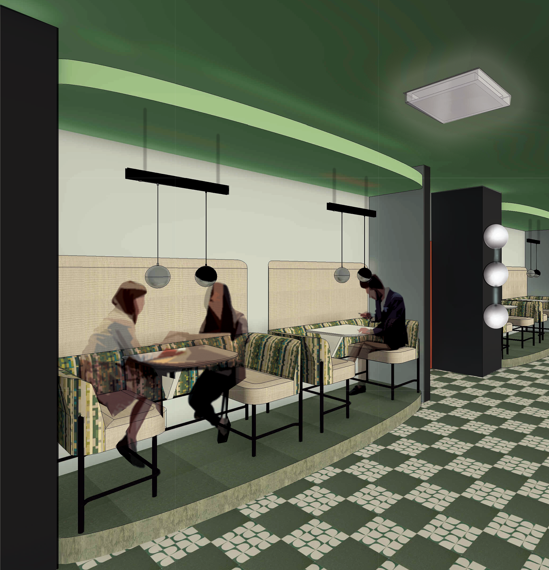 Developed in Revit and Edited in Photoshop