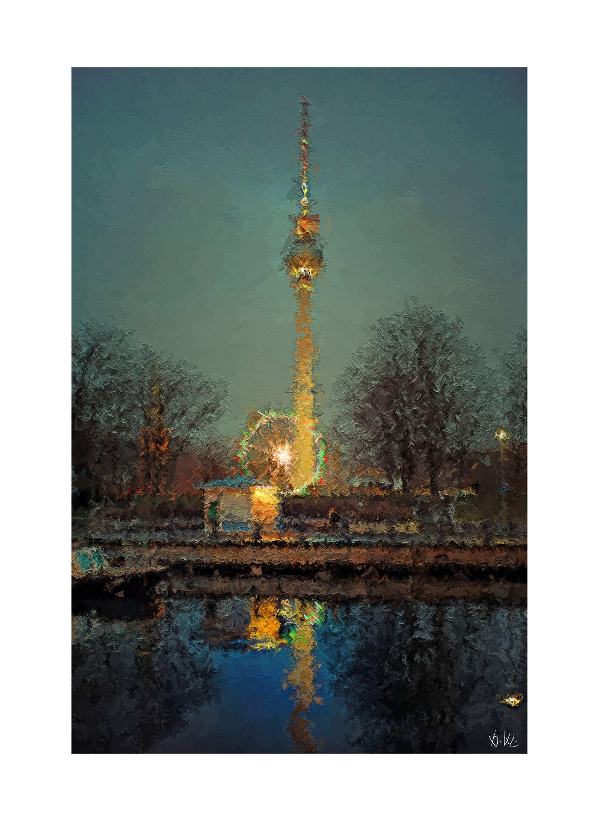 "Fernsehturm Berlin" - Fine Art Print - Heinz Kleim