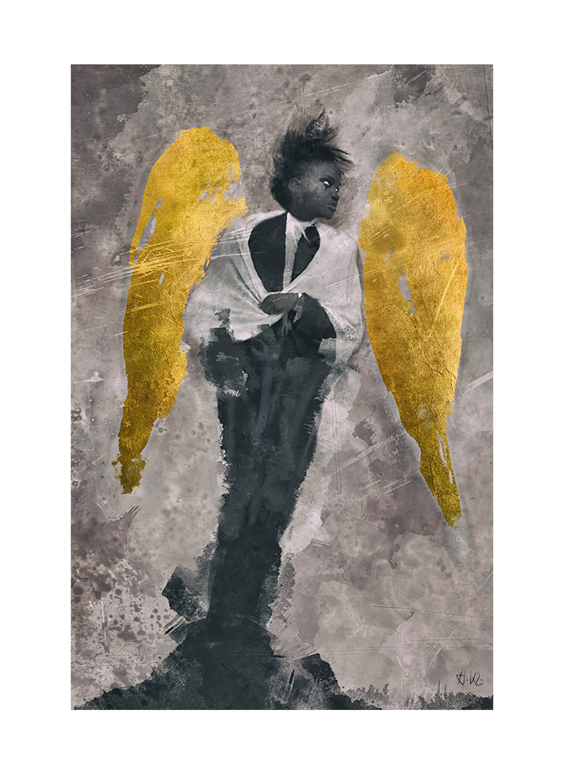"Fallen Angel" - Fine Art Print - Heinz Kleim