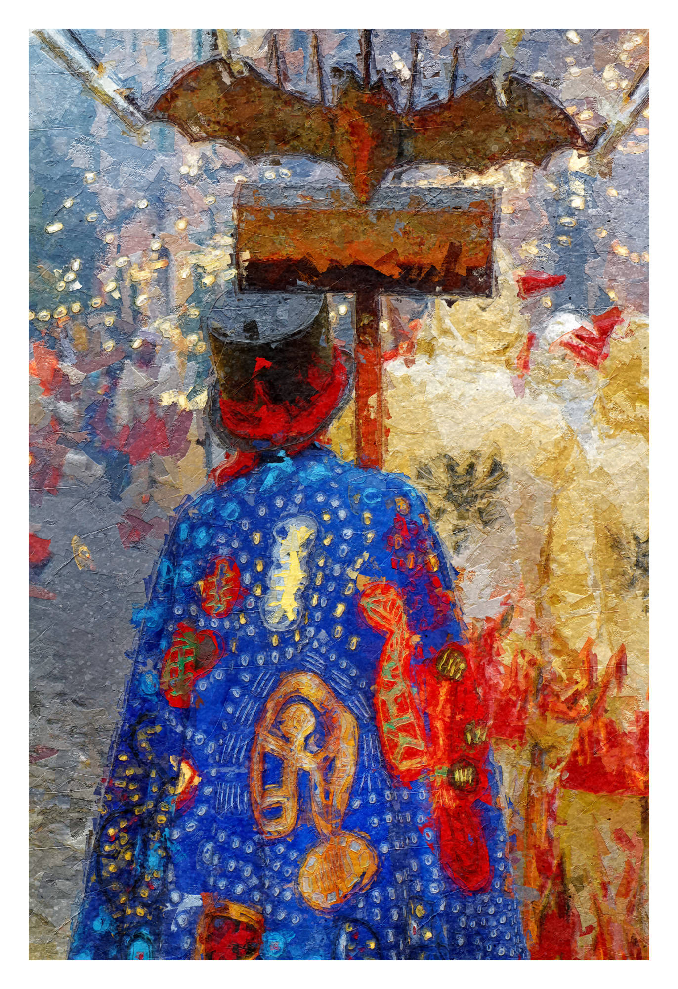 Feuerlauf (Correfoc) in Alaró auf Mallorca