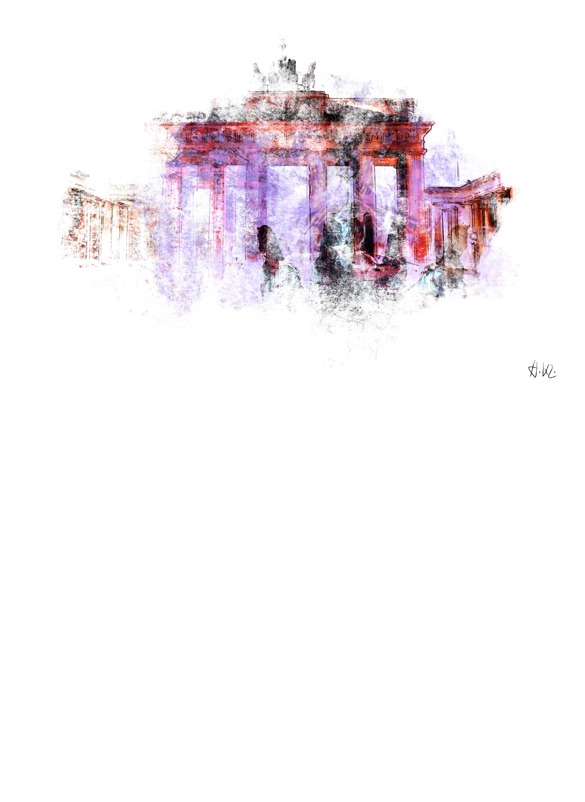 "Brandenburger Tor" - Fine Art Print - Heinz Kleim