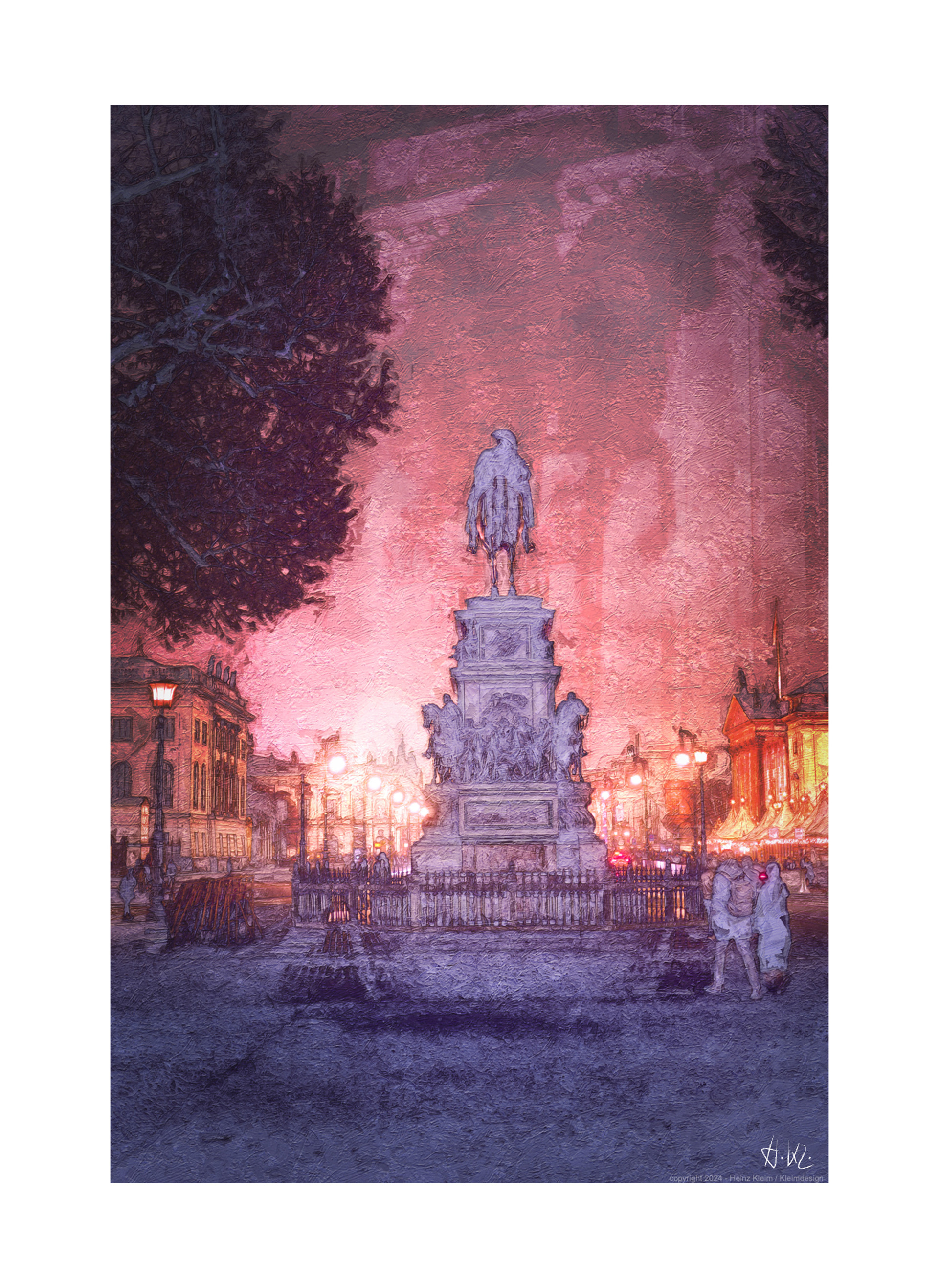 "Berlin Unter den Linden" - Fine Art Print - Heinz Kleim
