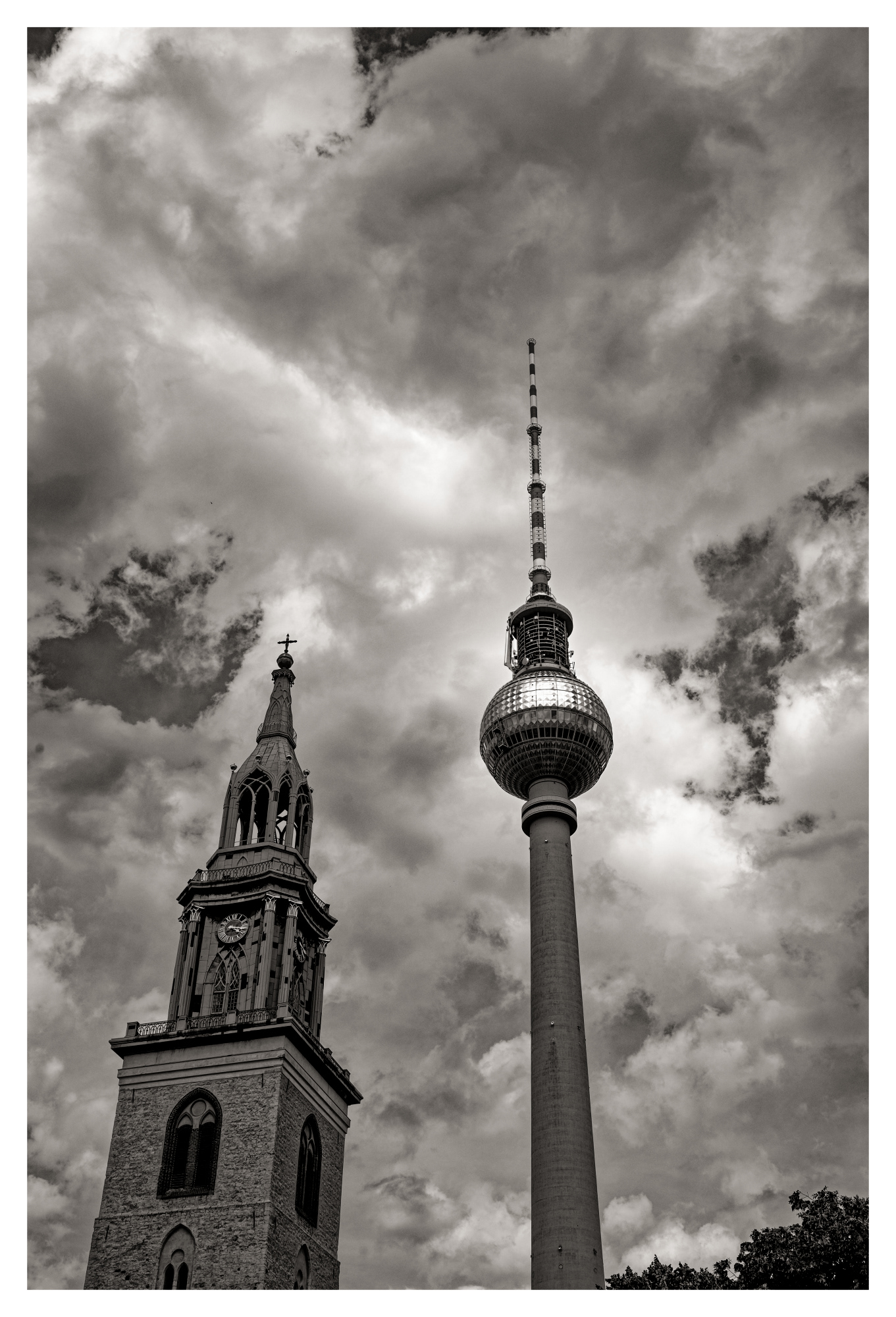 Berlin St. Marienkirche / Fernsehturm