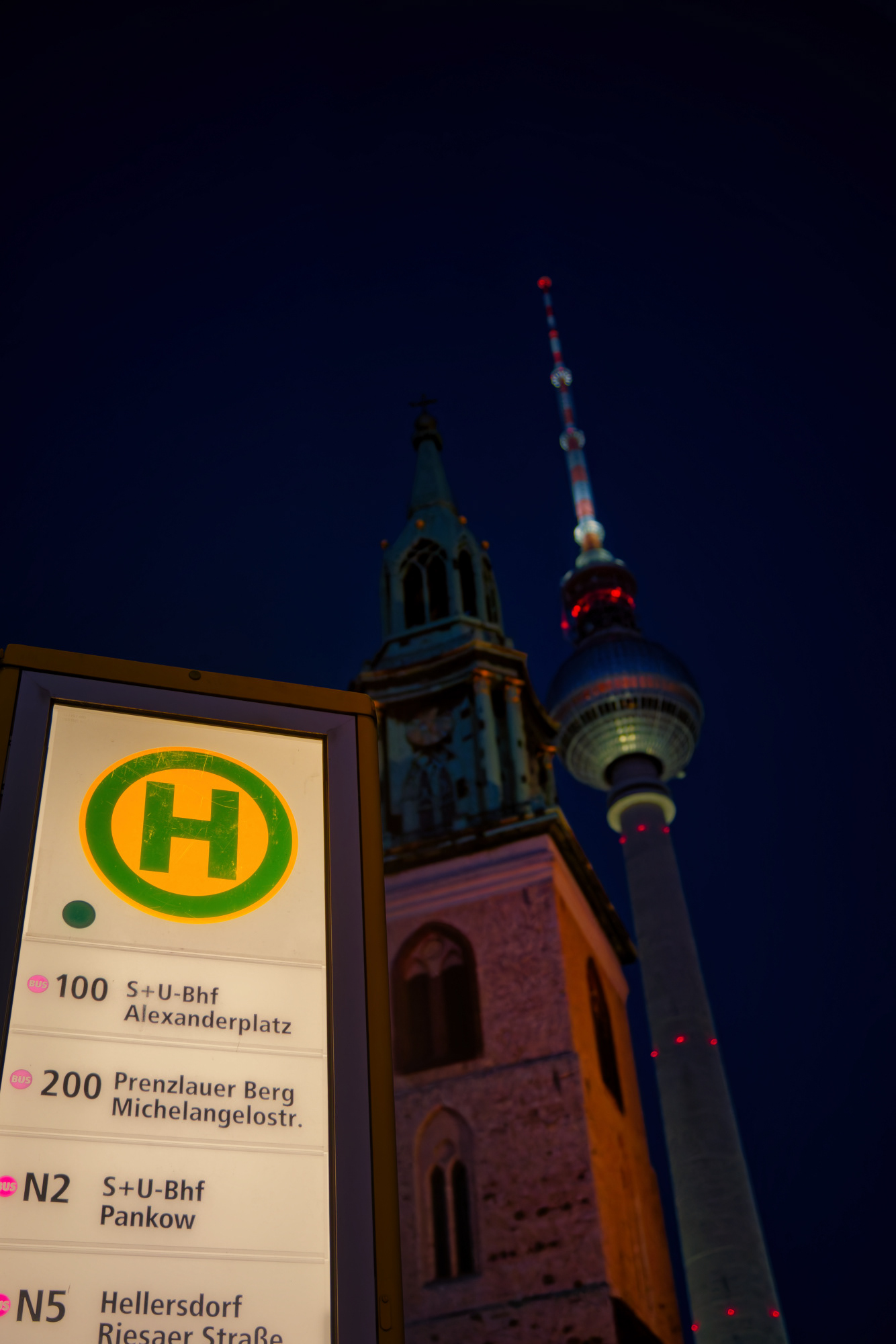 Berlin Funkturm / St. Marienkirche 