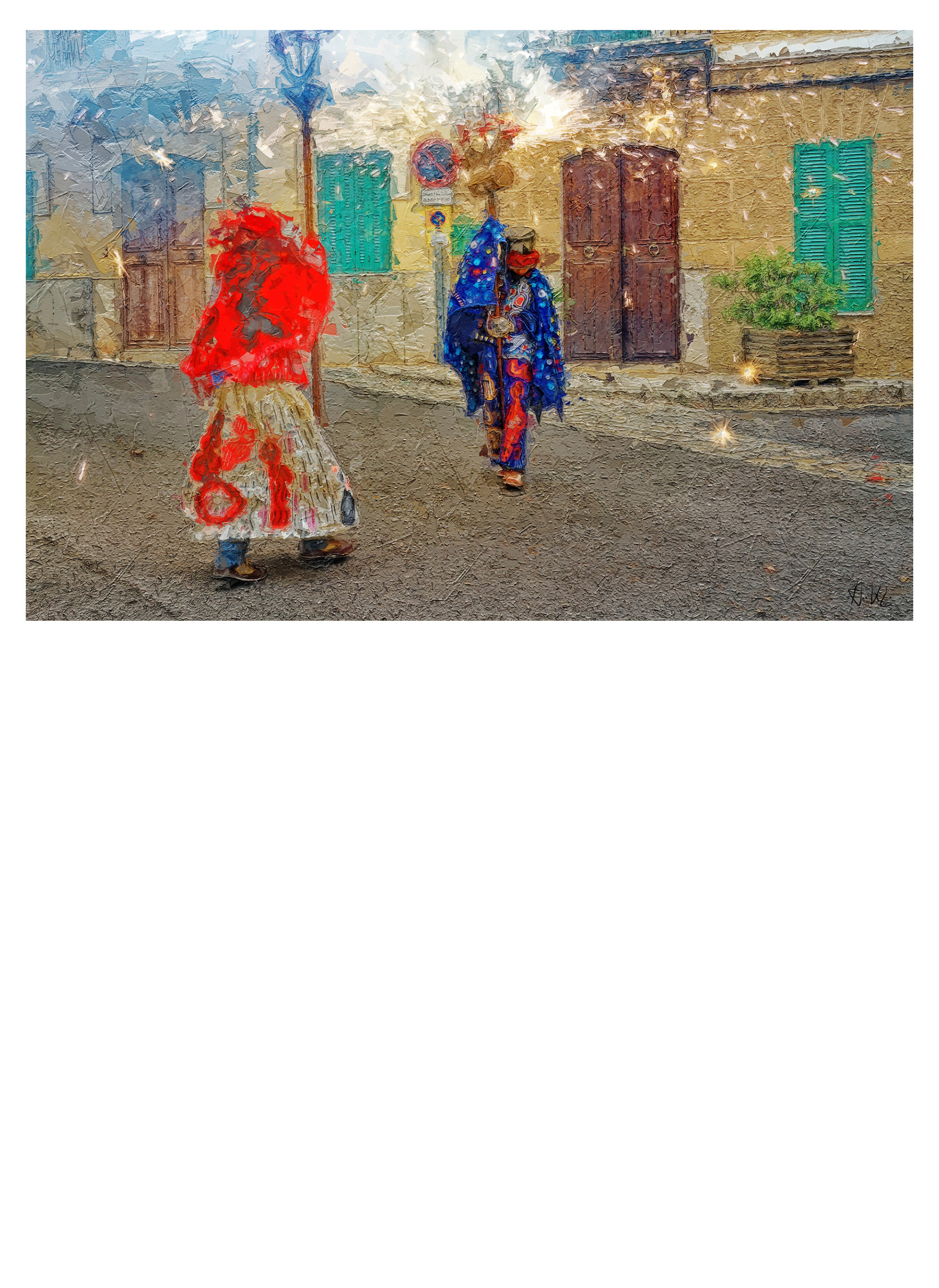 "Feuerlauf Mallorca" - Fine Art Print - Heinz Kleim
