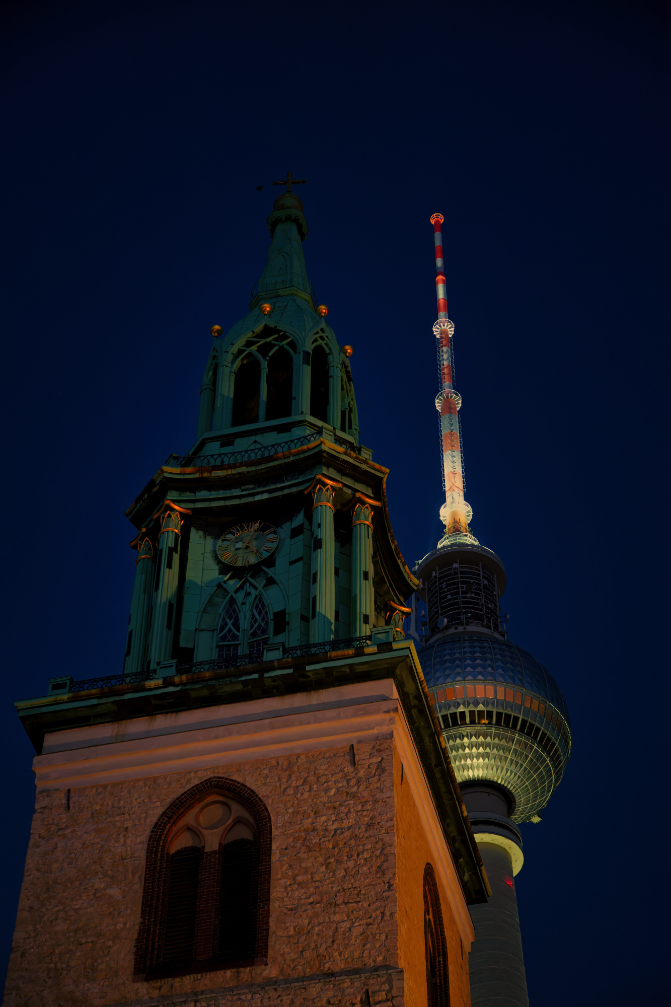 Berlin Funkturm / St. Marienkirche 