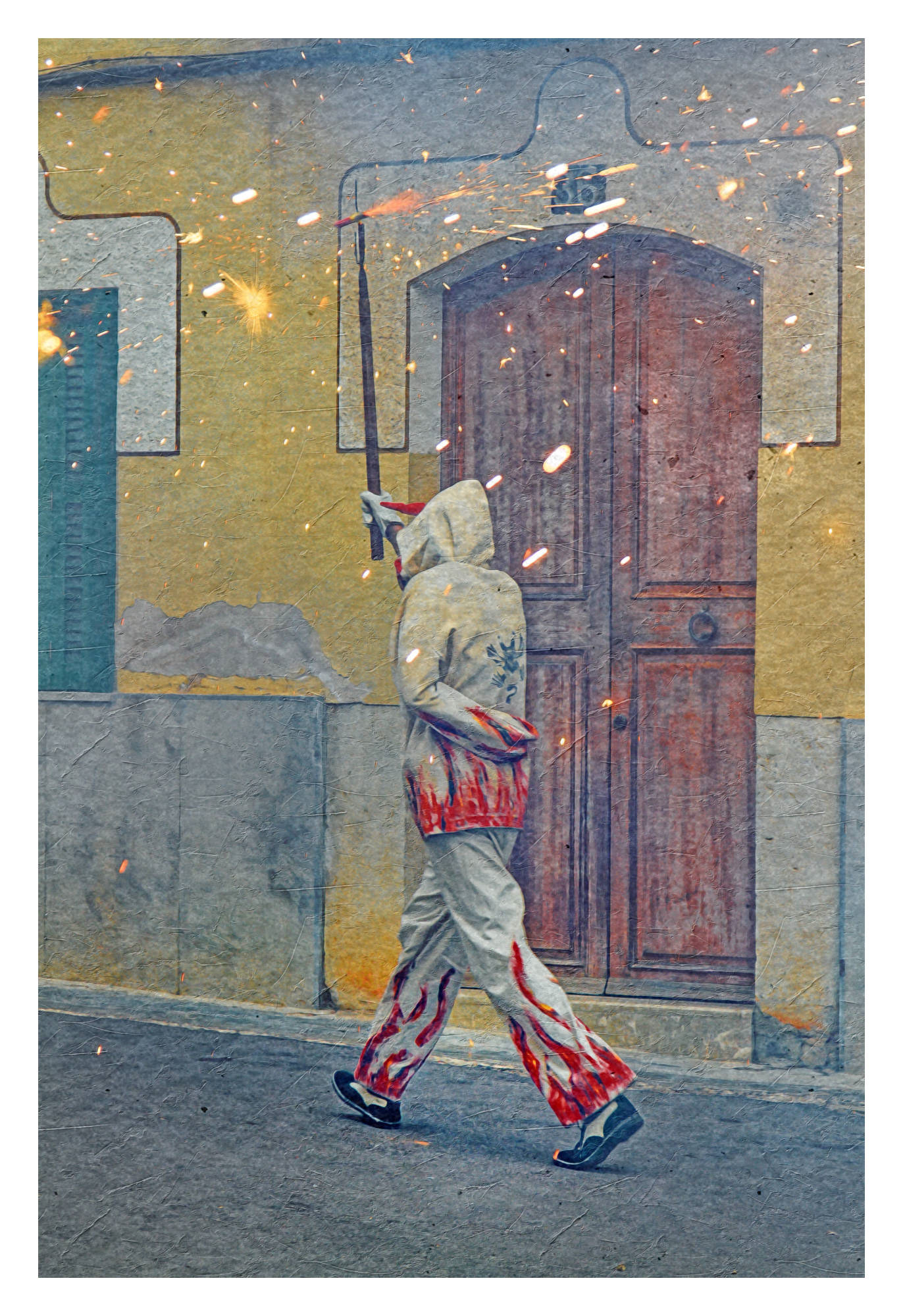 Feuerlauf (Correfoc) in Alaró auf Mallorca