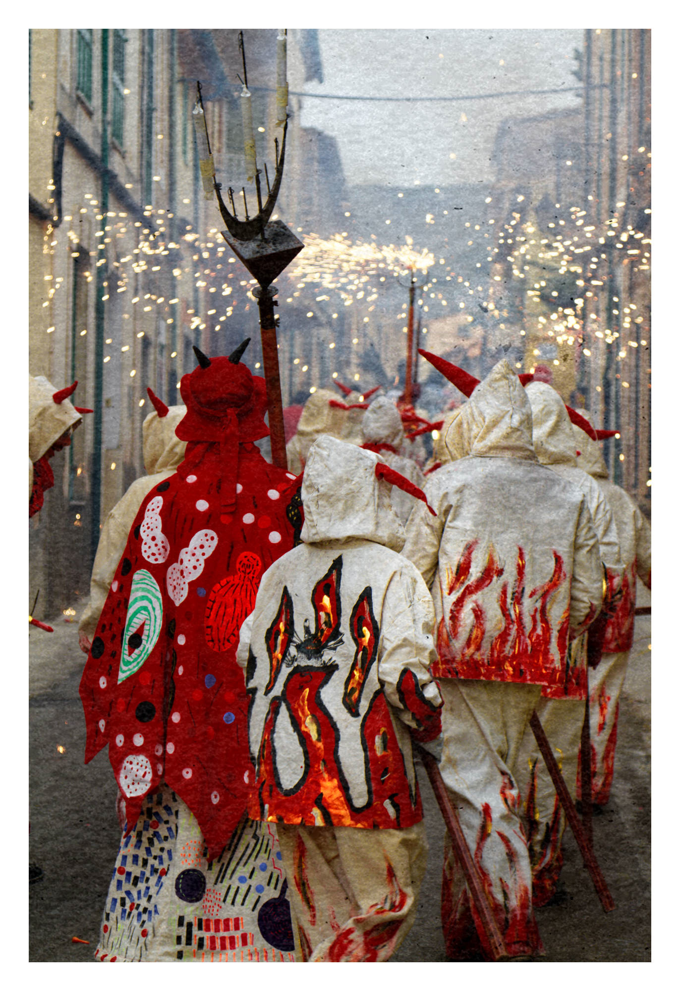 Feuerlauf (Correfoc) in Alaró auf Mallorca