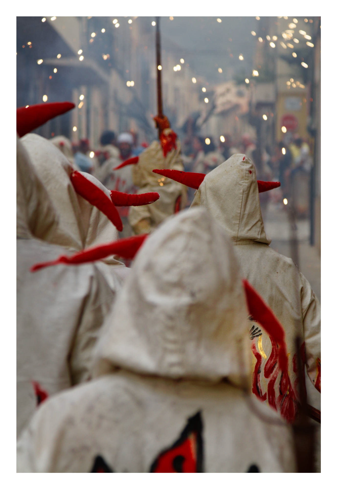 Feuerlauf (Correfoc) in Alaró auf Mallorca