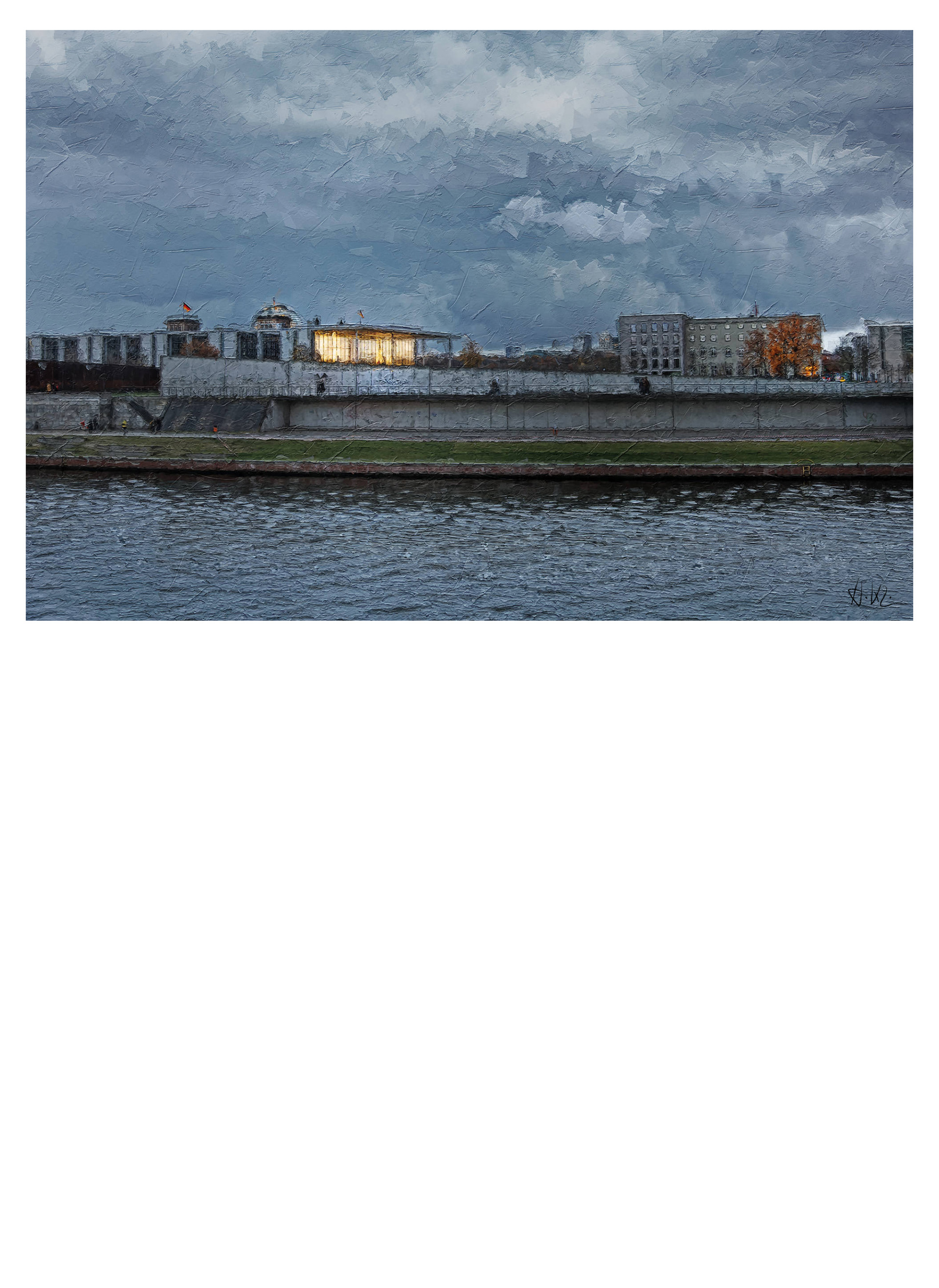 "Paul Löbe Haus - Deutscher Bundestag" - Fine Art Print - Heinz Kleim