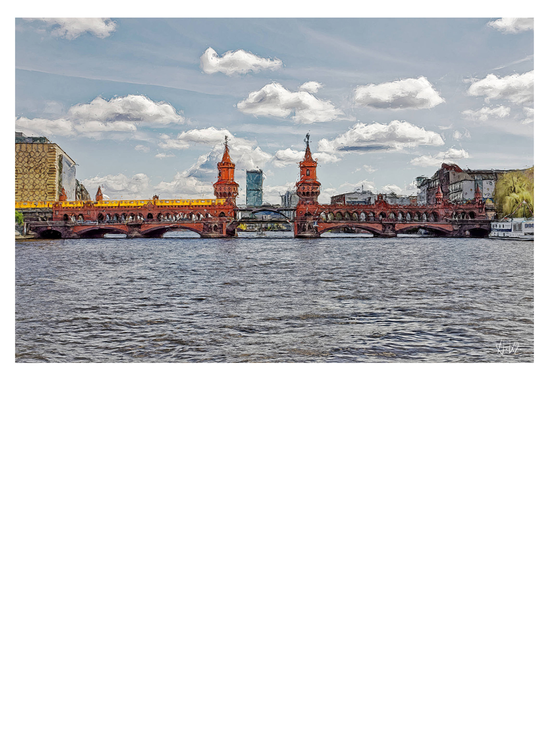 "Oberbaumbrücke" - Fine Art Print - Heinz Kleim