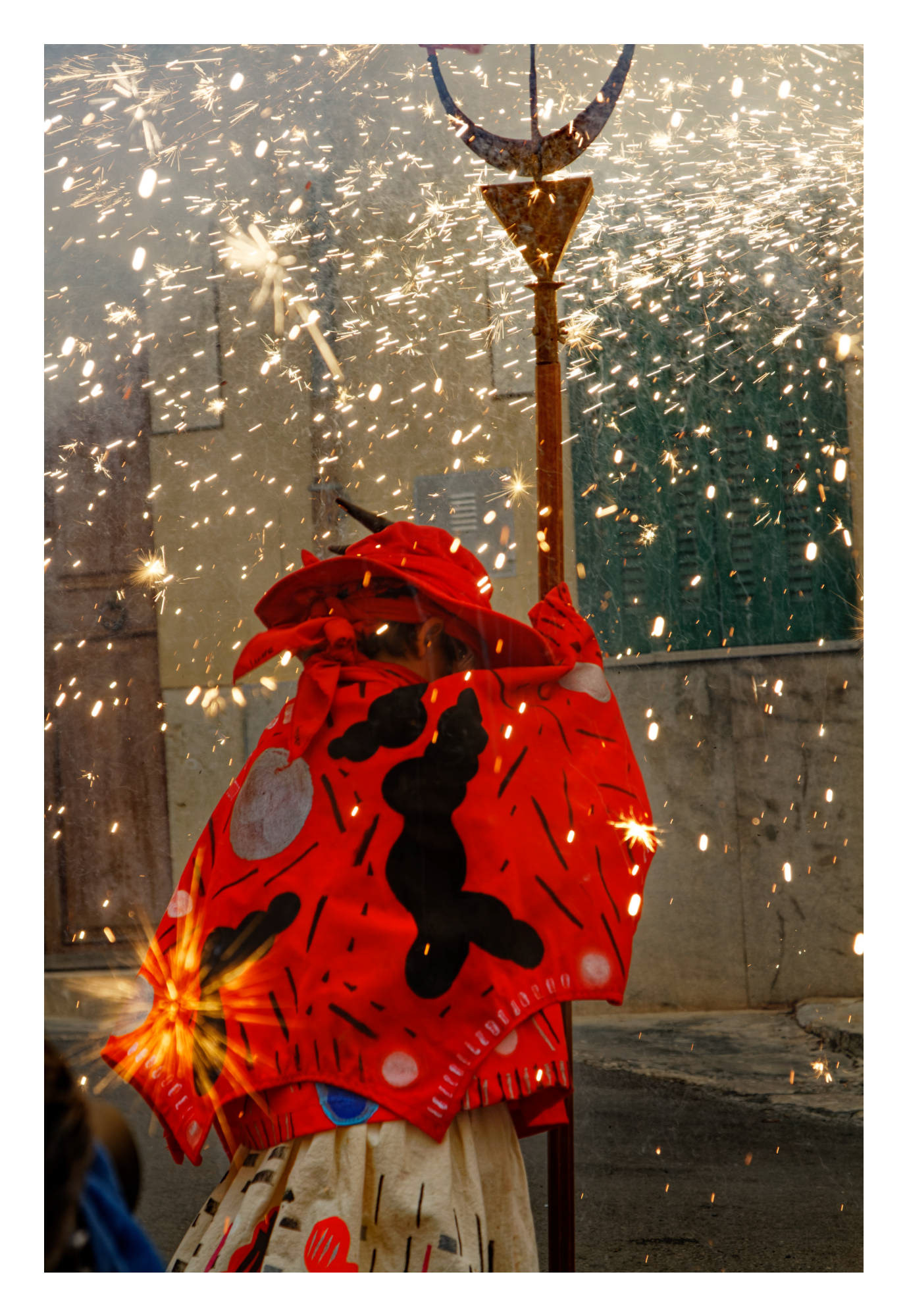 Feuerlauf (Correfoc) in Alaró auf Mallorca