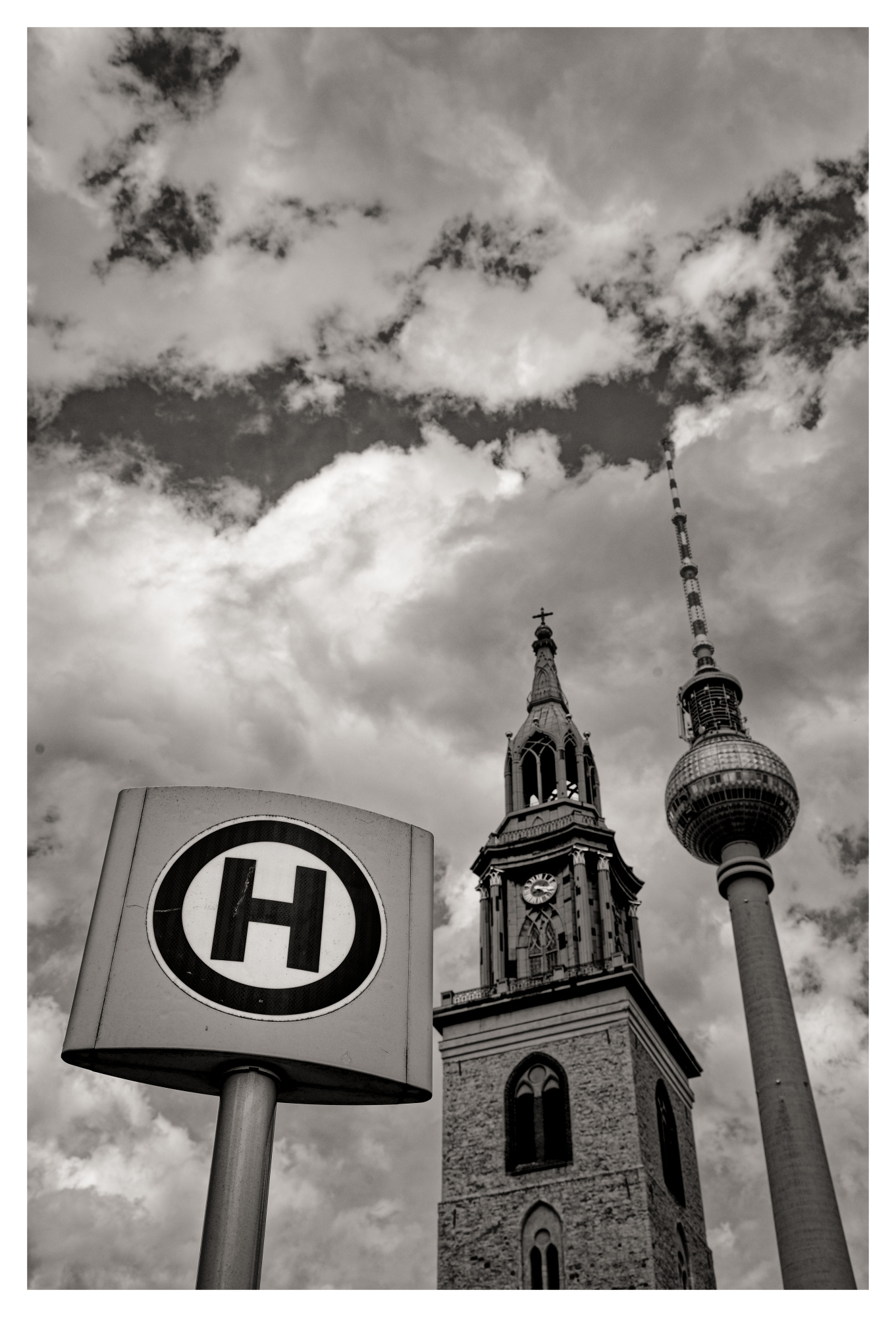 Berlin St. Marienkirche / Fernsehturm