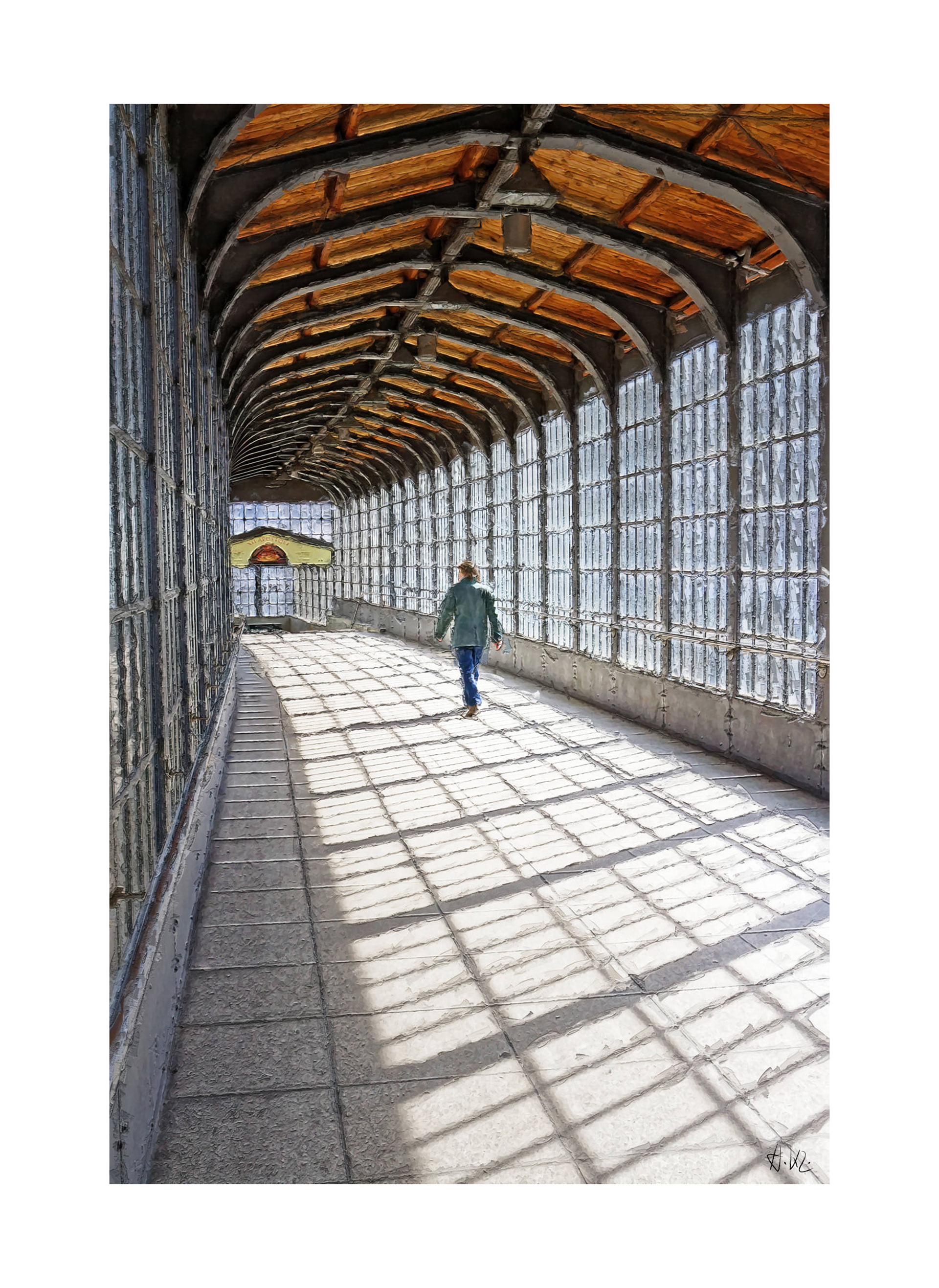 "S-Bahnhof Friedrichstraße Berlin" - Fine Art Print - Heinz Kleim