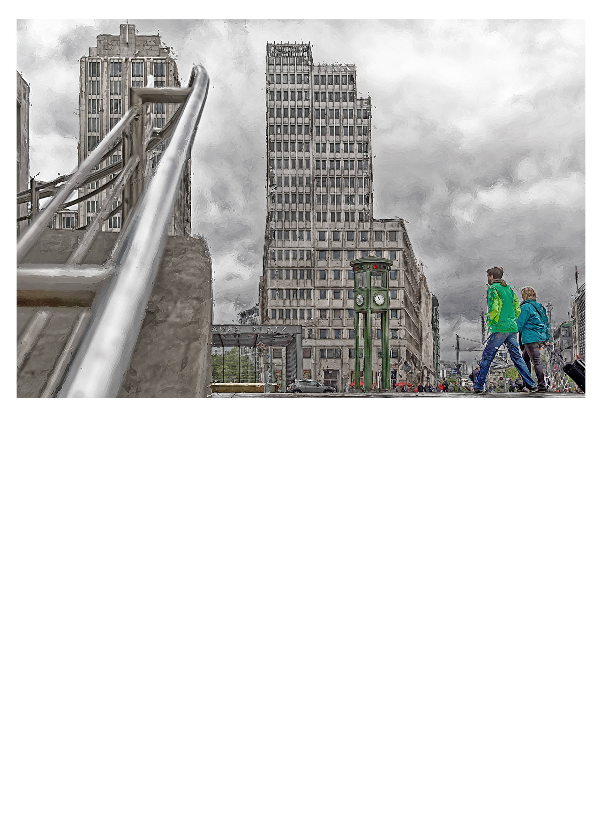 "Berlin Potsdamer Platz" - Fine Art Print - Heinz Kleim