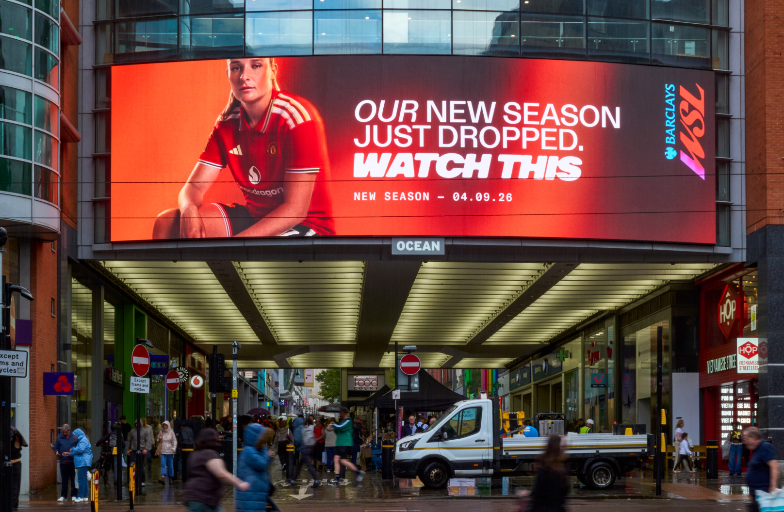 Arndale shopping center, Market Street ManchesterElla Toone Manchester United