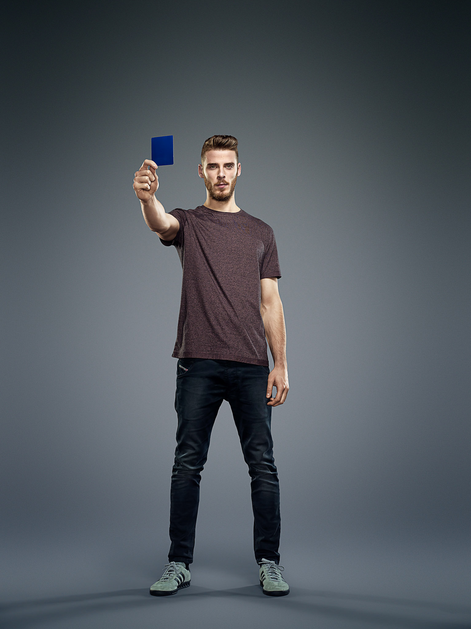 PEPSI Blue Card, David de Gea, Photographed by Hamish Brown - Amv BBDO