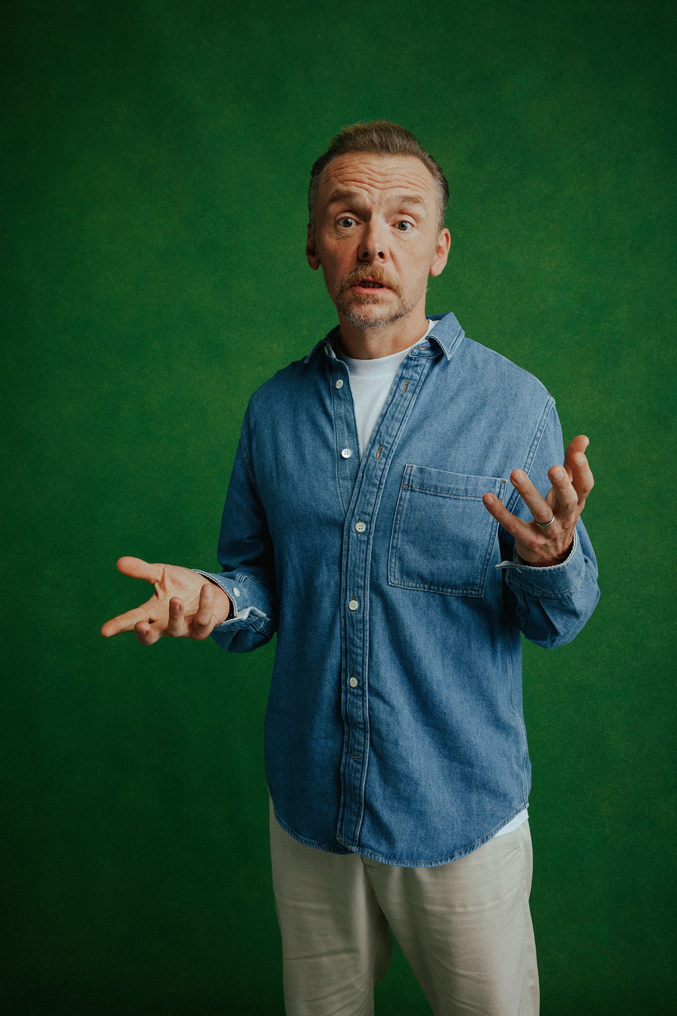 Simon Pegg - Photographed by Charlie Clift
