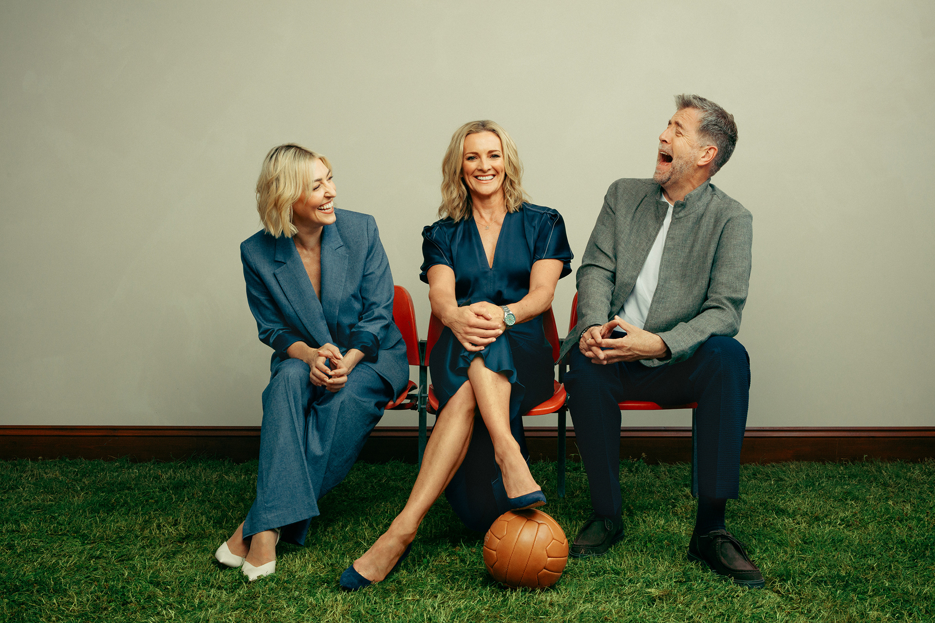 BBC Match Of The Day - Gabby Logan, Kelly Cates & Mark Chapman