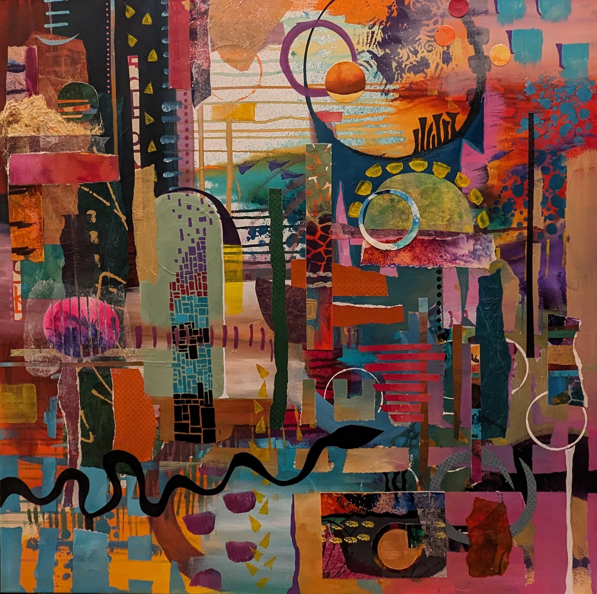 Speed of Light, 30x30 - Original Available