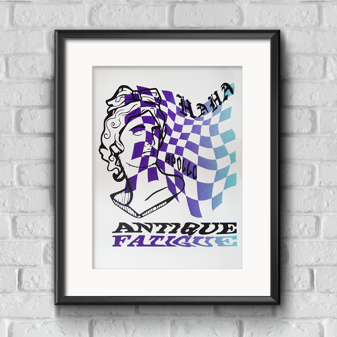 screen print on paper