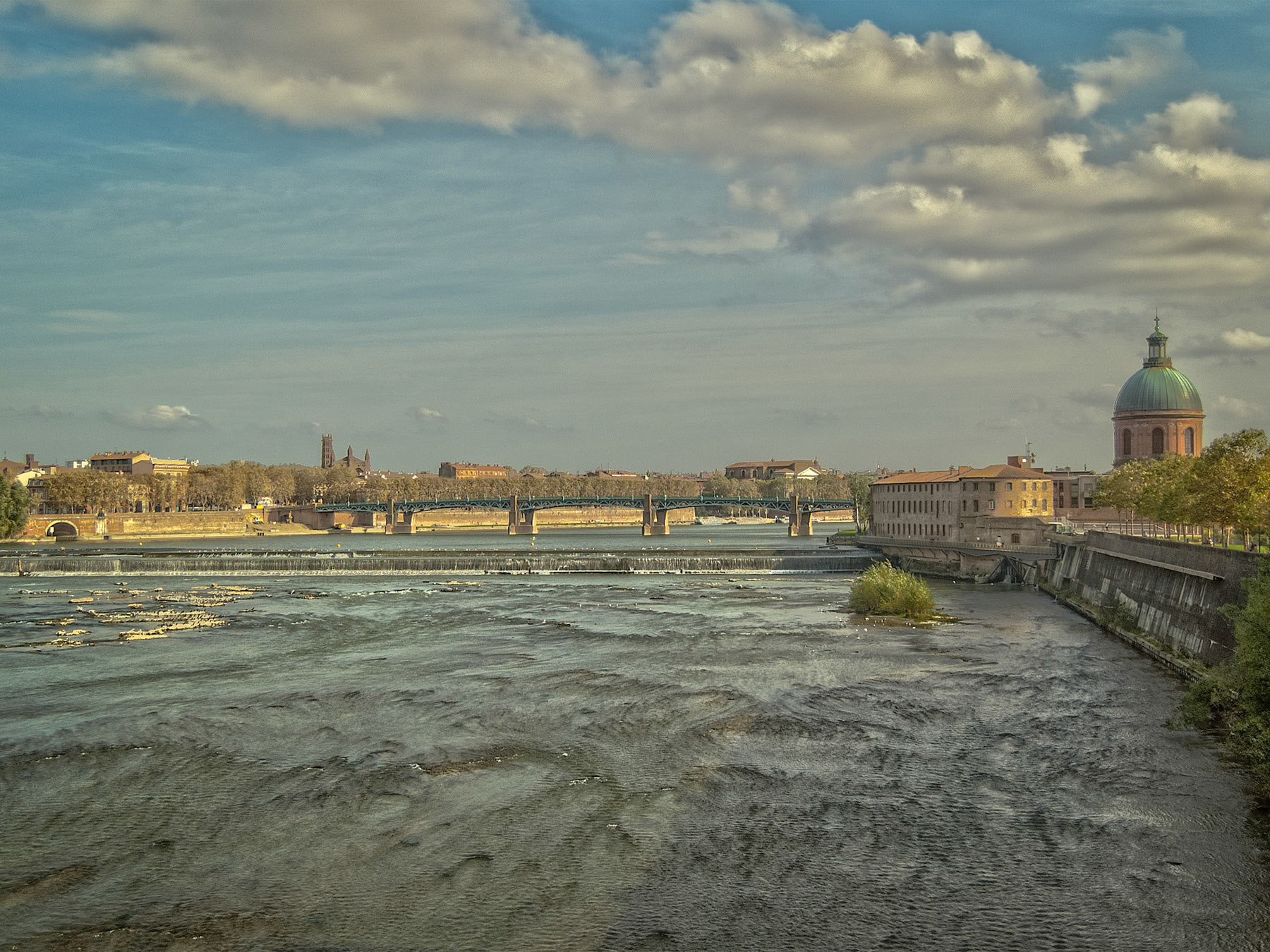 La Garonne vue du Pont Saint-Pierre