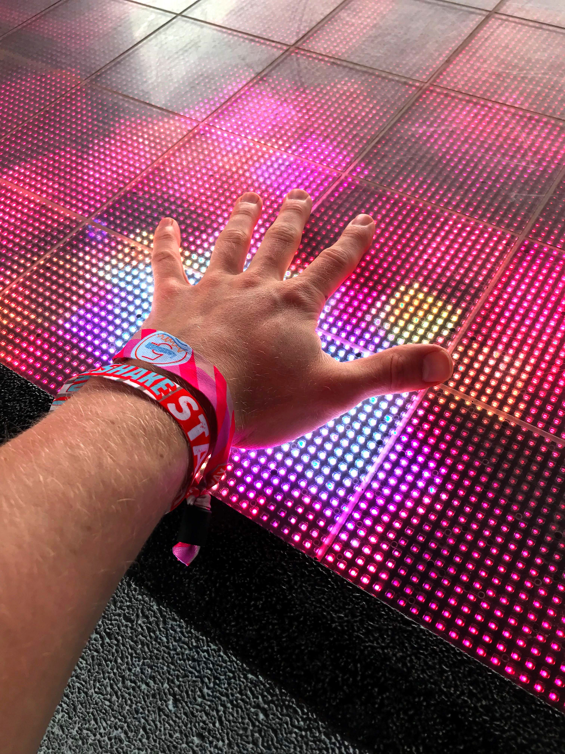 LEDs in action at Lake Shake!