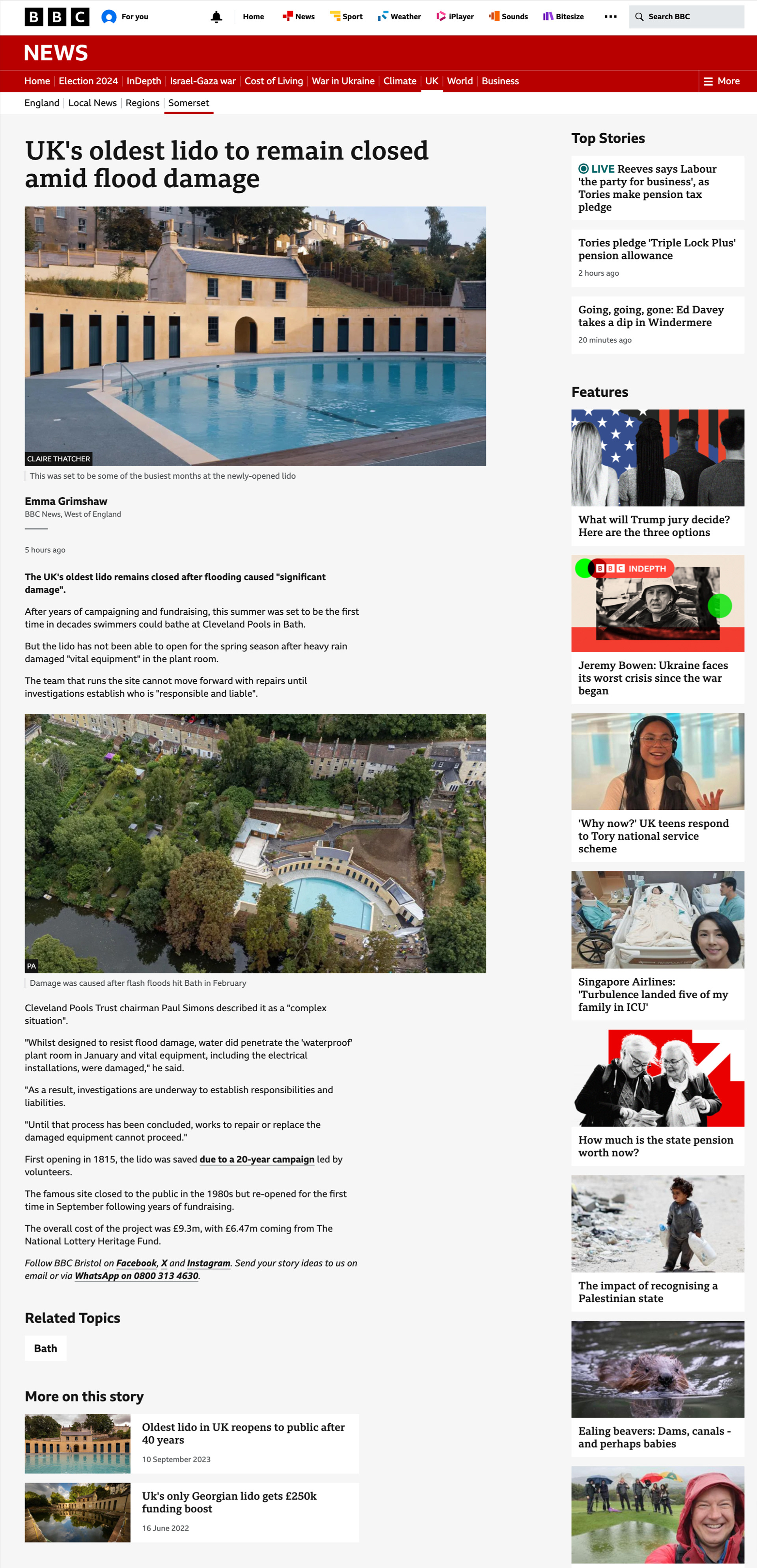 Main BBC website