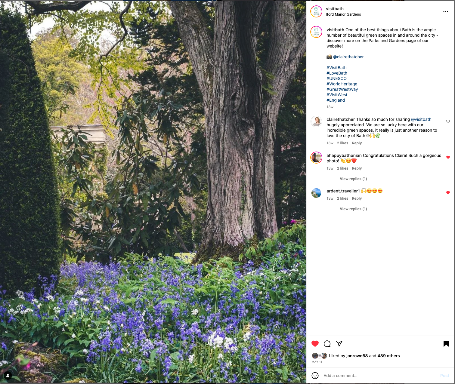 Visit Bath share Iford Manor Image