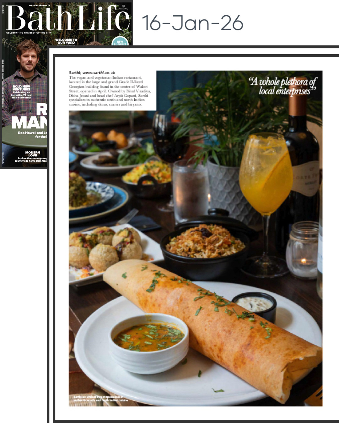 Full page advertorial