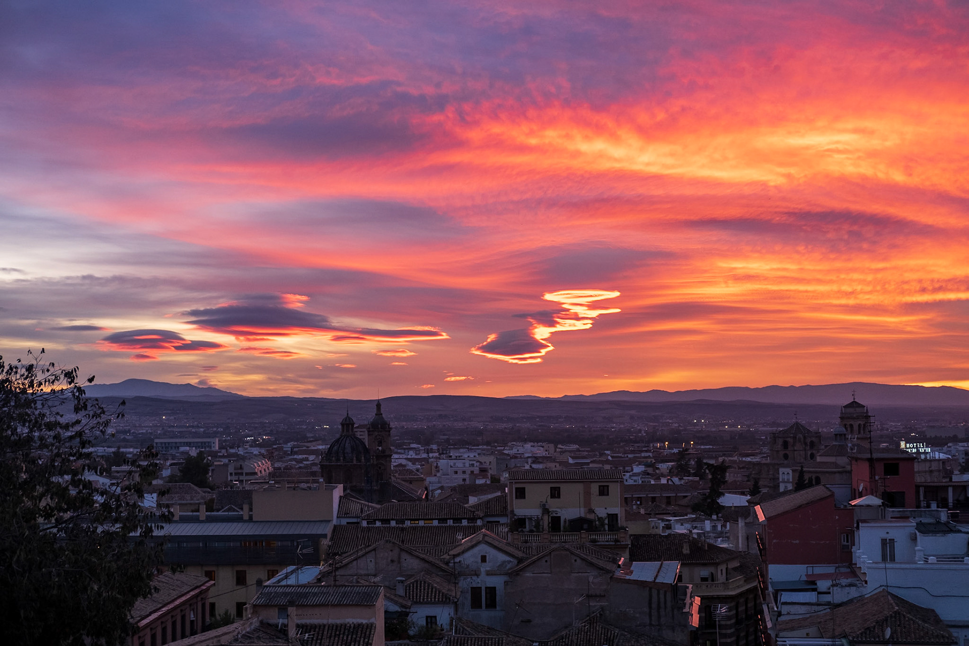 Atardecer en Granada
