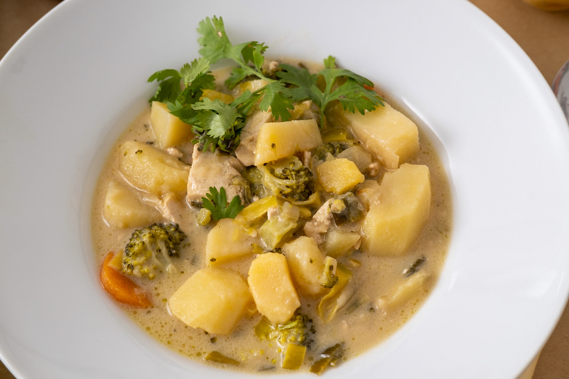Curry tailandés de vegetales