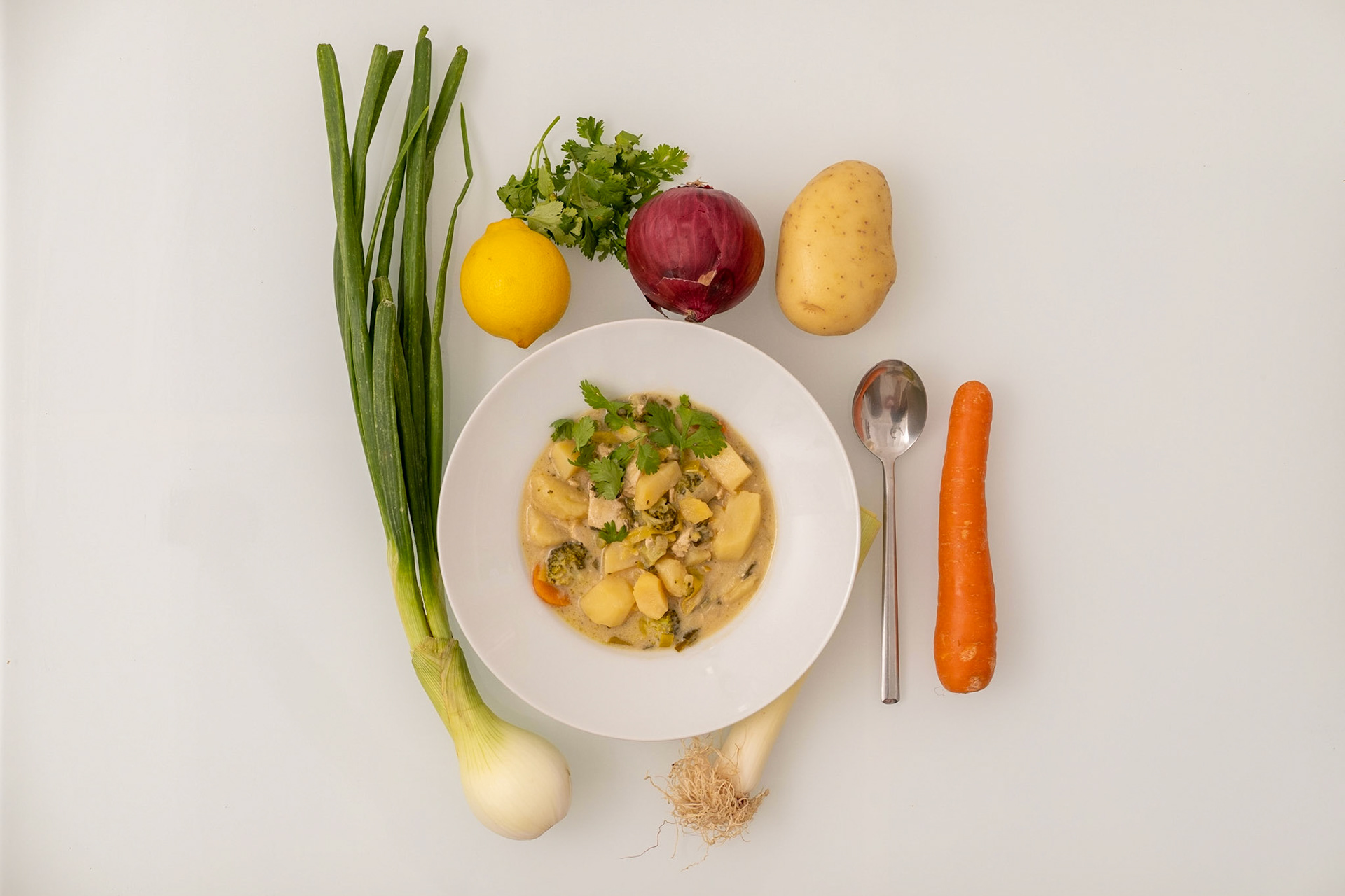 Curry tailandés de vegetales
