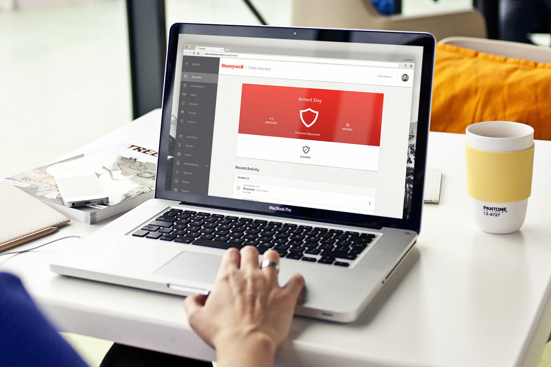 Total Connect 2.0 Web portal