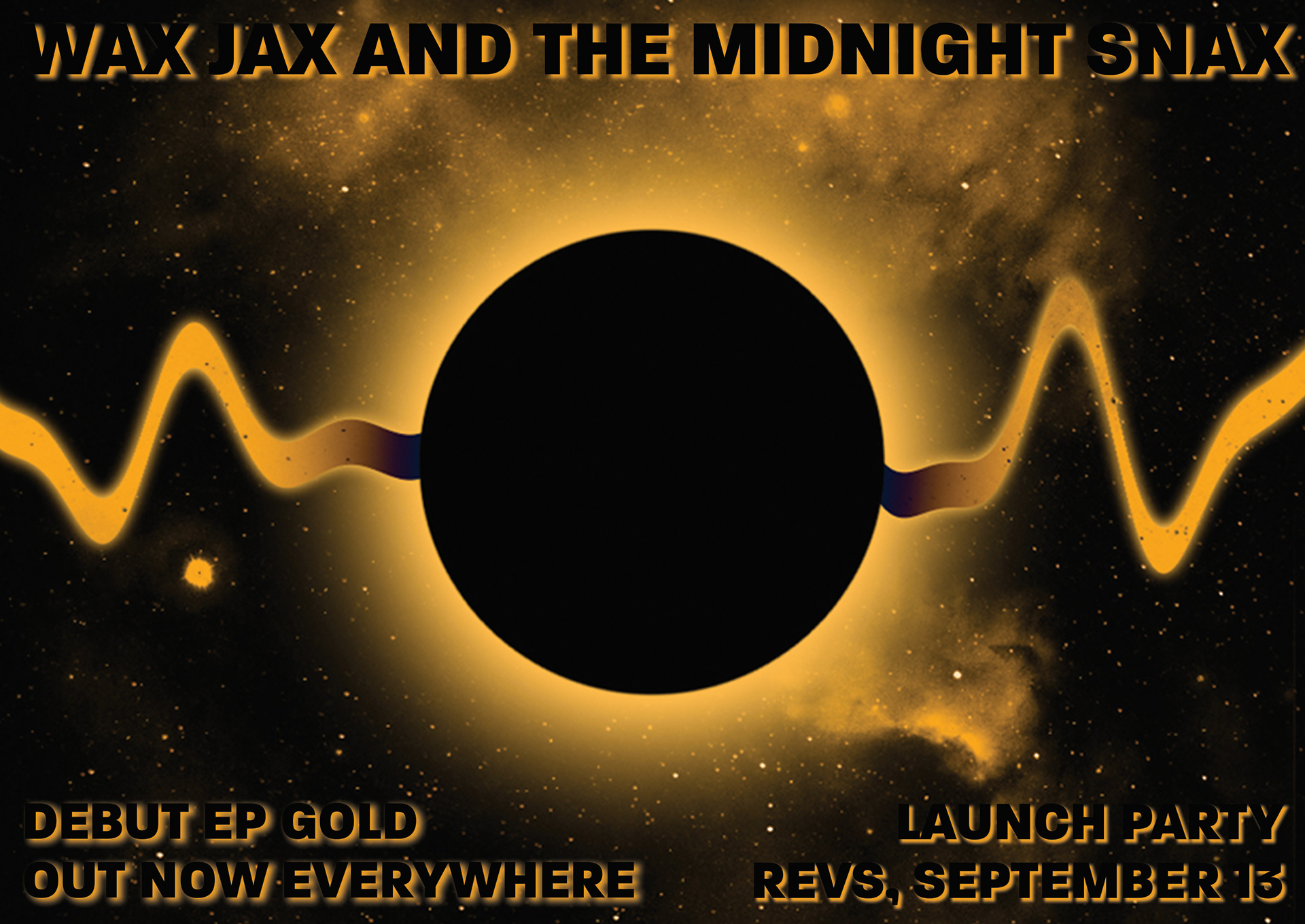 A half page ad for the Gold EP launch. Featured in Beats magazine.
