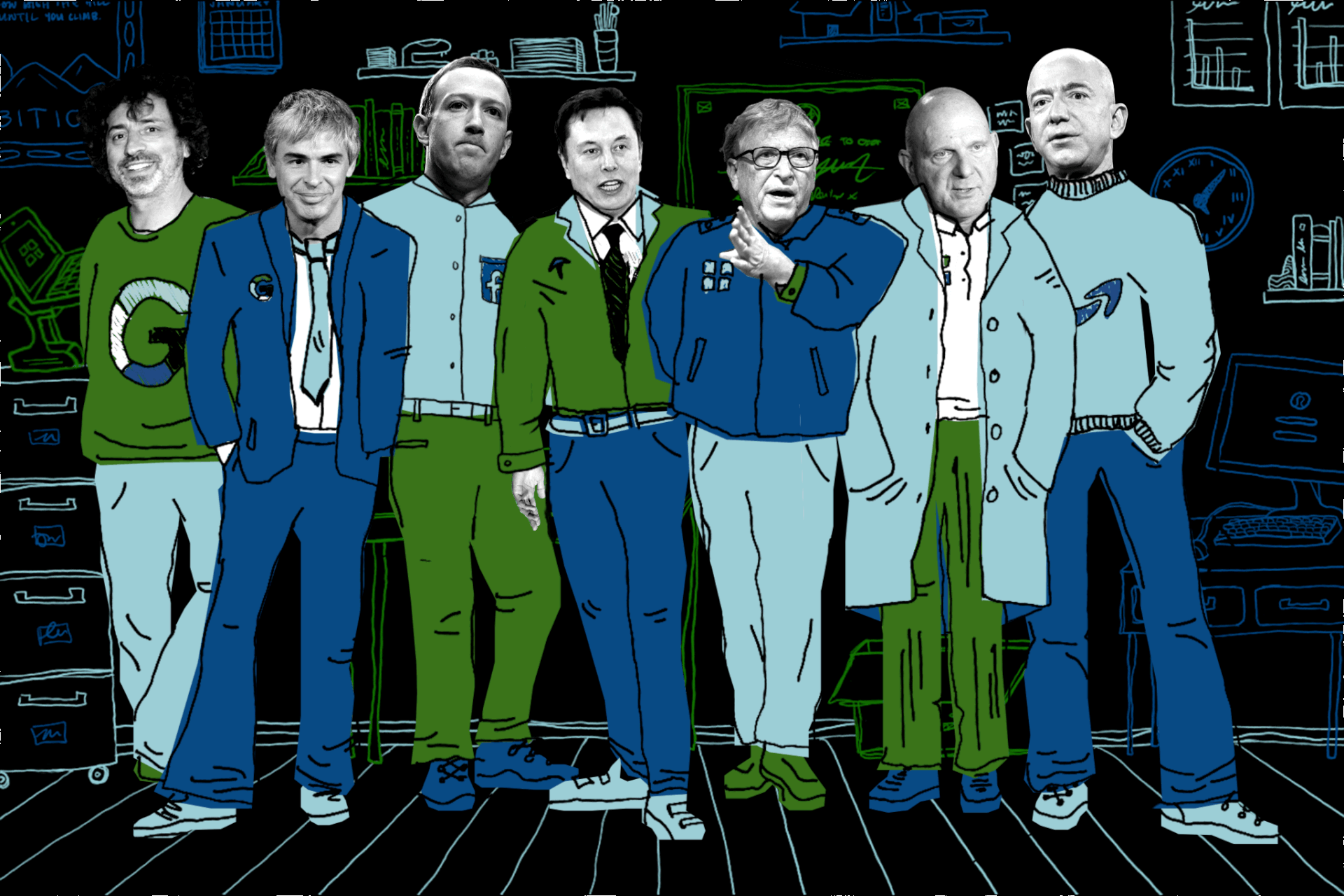 Washington Post: These tech moguls lost a combined $433 billion this year