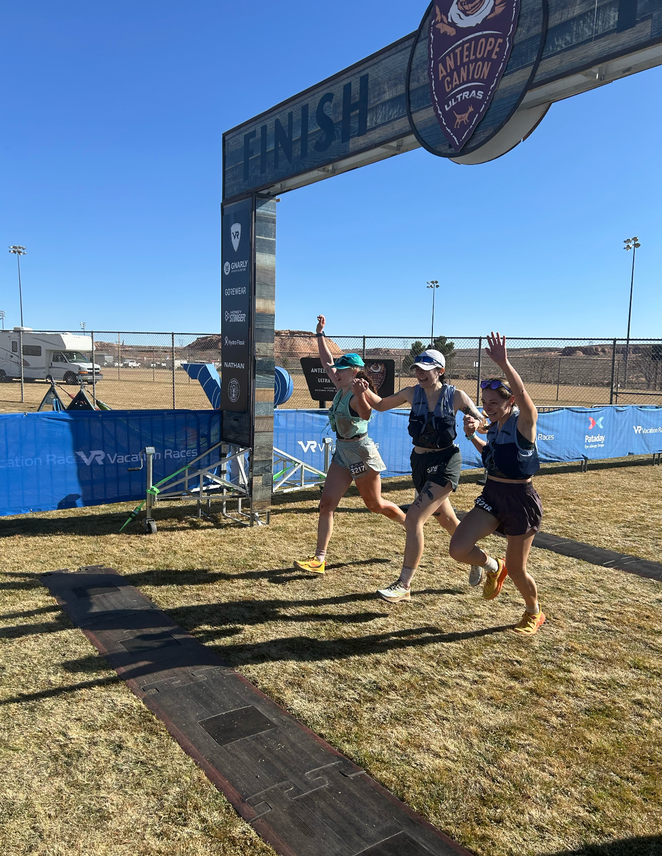 Euphoria at the finish line