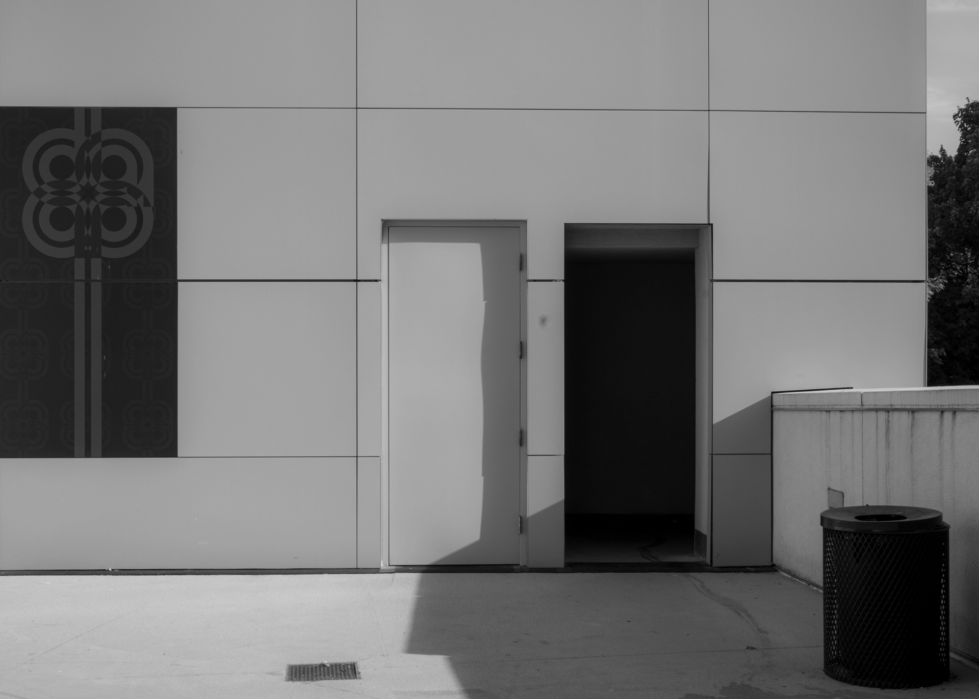 "Paradox"(2024), Photography 20''x30'', This photo symbolizes two separate paths but it is strengthened from light and using black and white to create a deep emotion