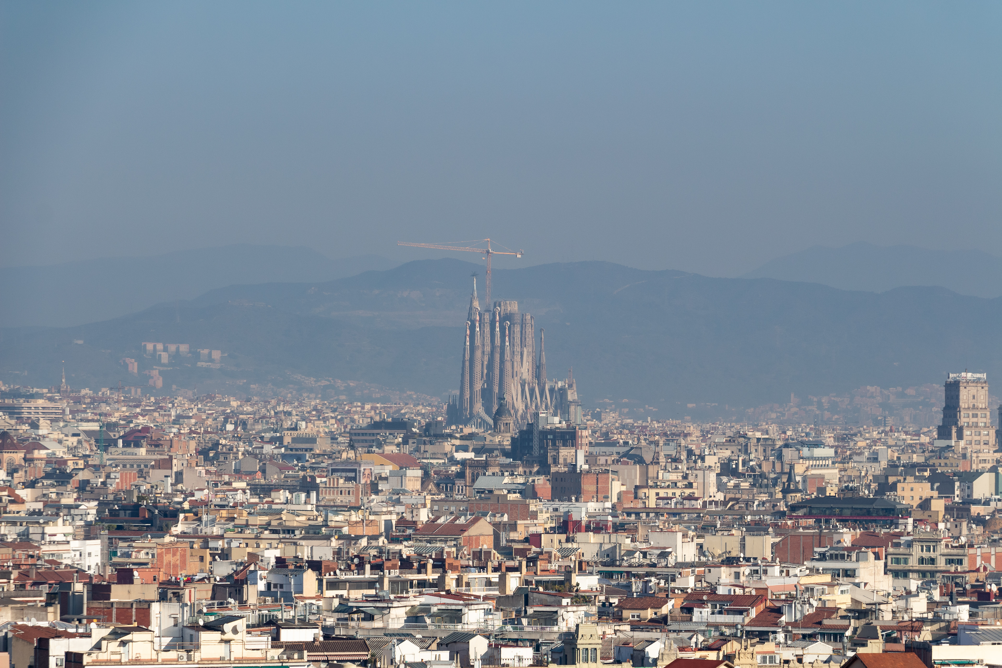 Vista de La Sagrada Família