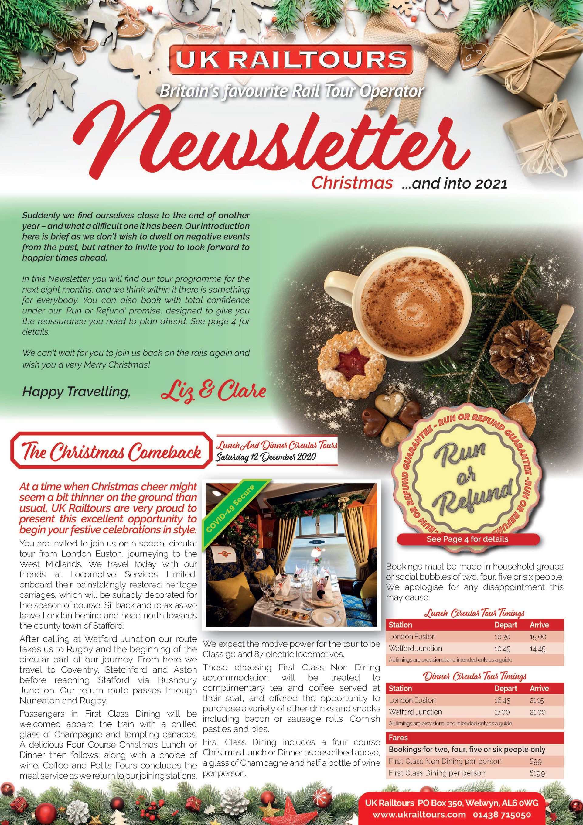 Christmas Newsletter 2020