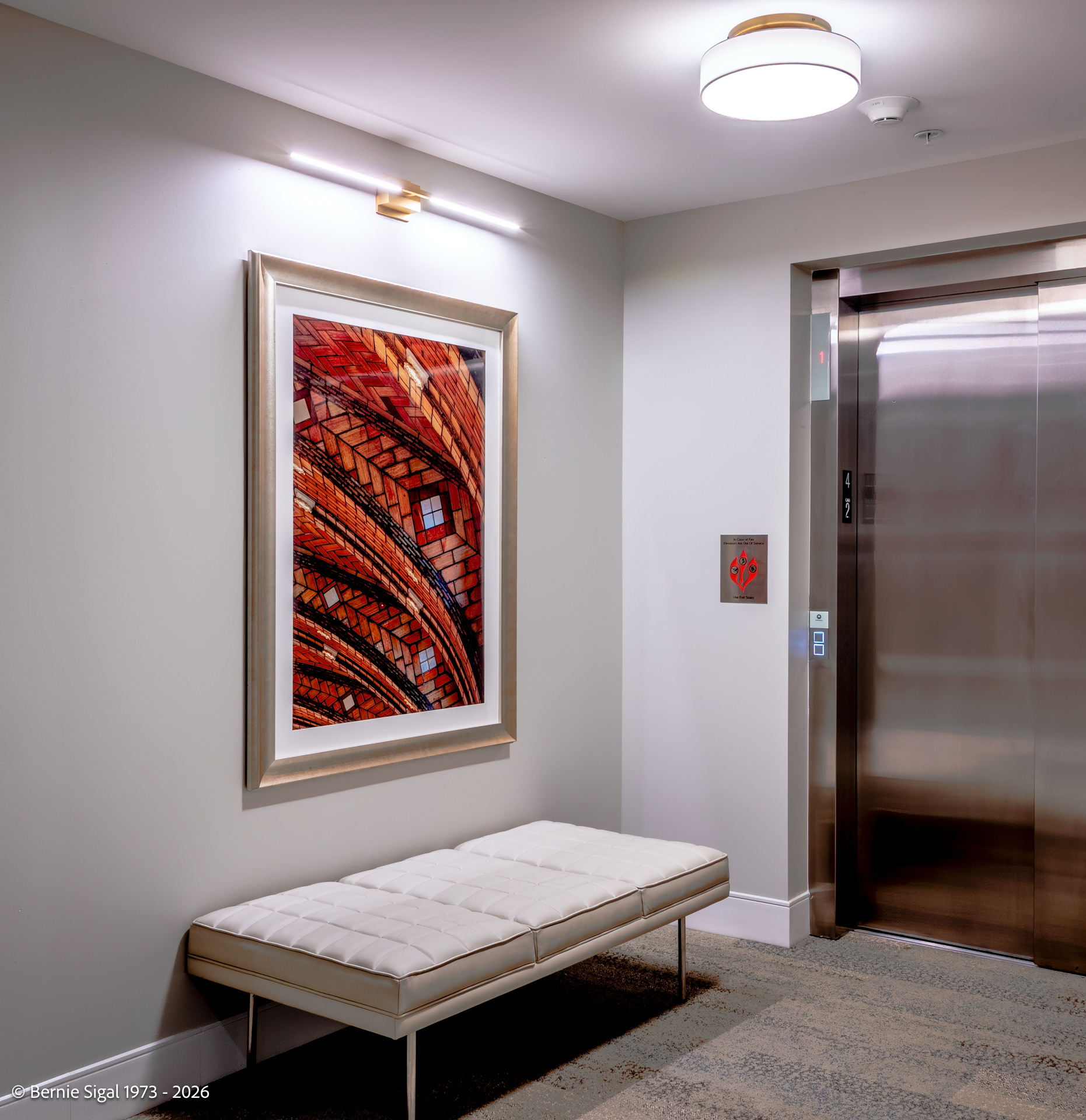 The Dexter Apts, Cleveland, OH  -framed artwork