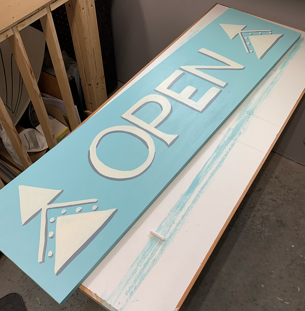 Grit and Grace Open Sign
